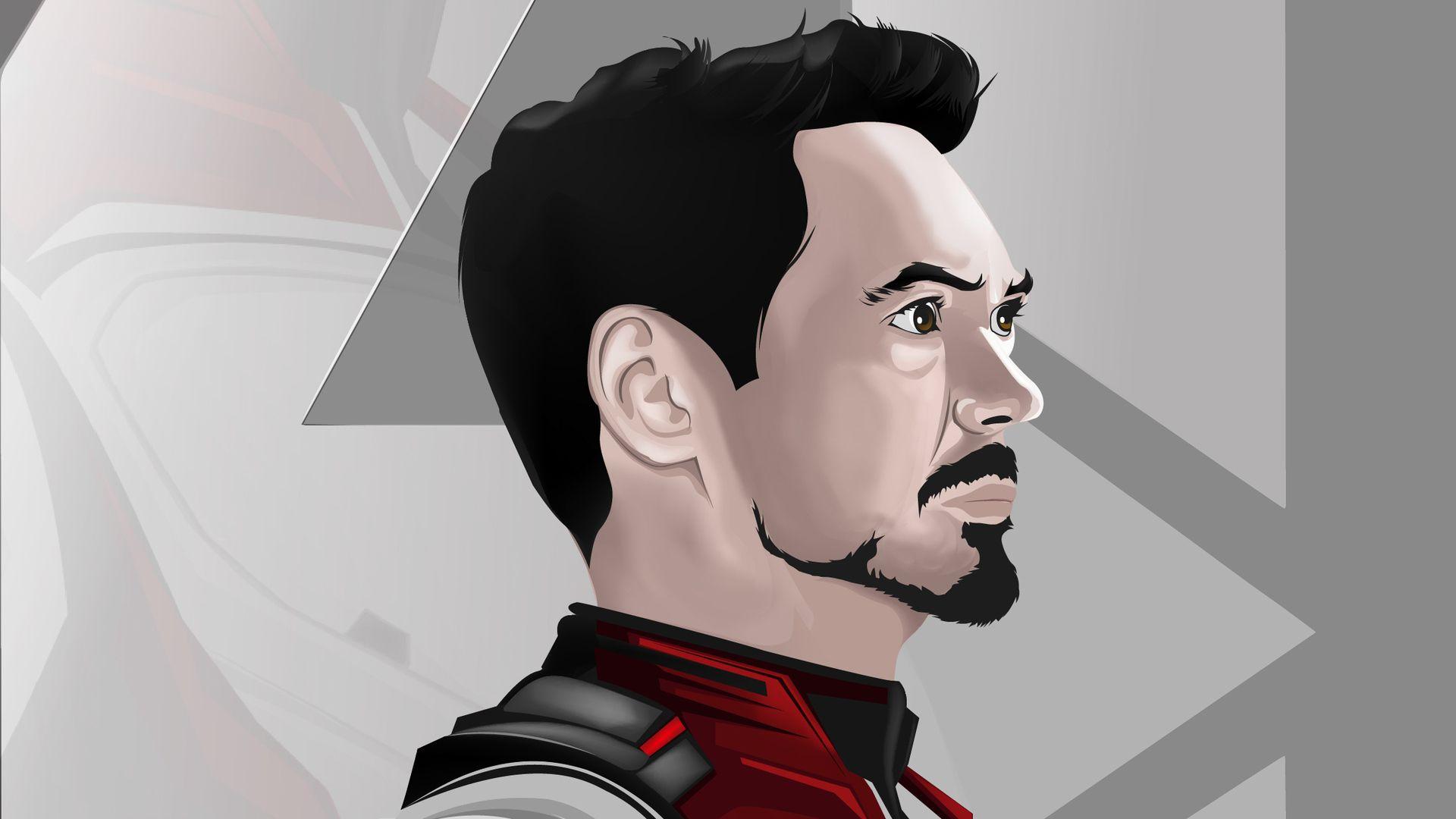 1920x1080 Aavengers Endgame Tony Stark Laptop Full HD 1080P HD 4k Wallpaper, Image, Background, Photo and Picture