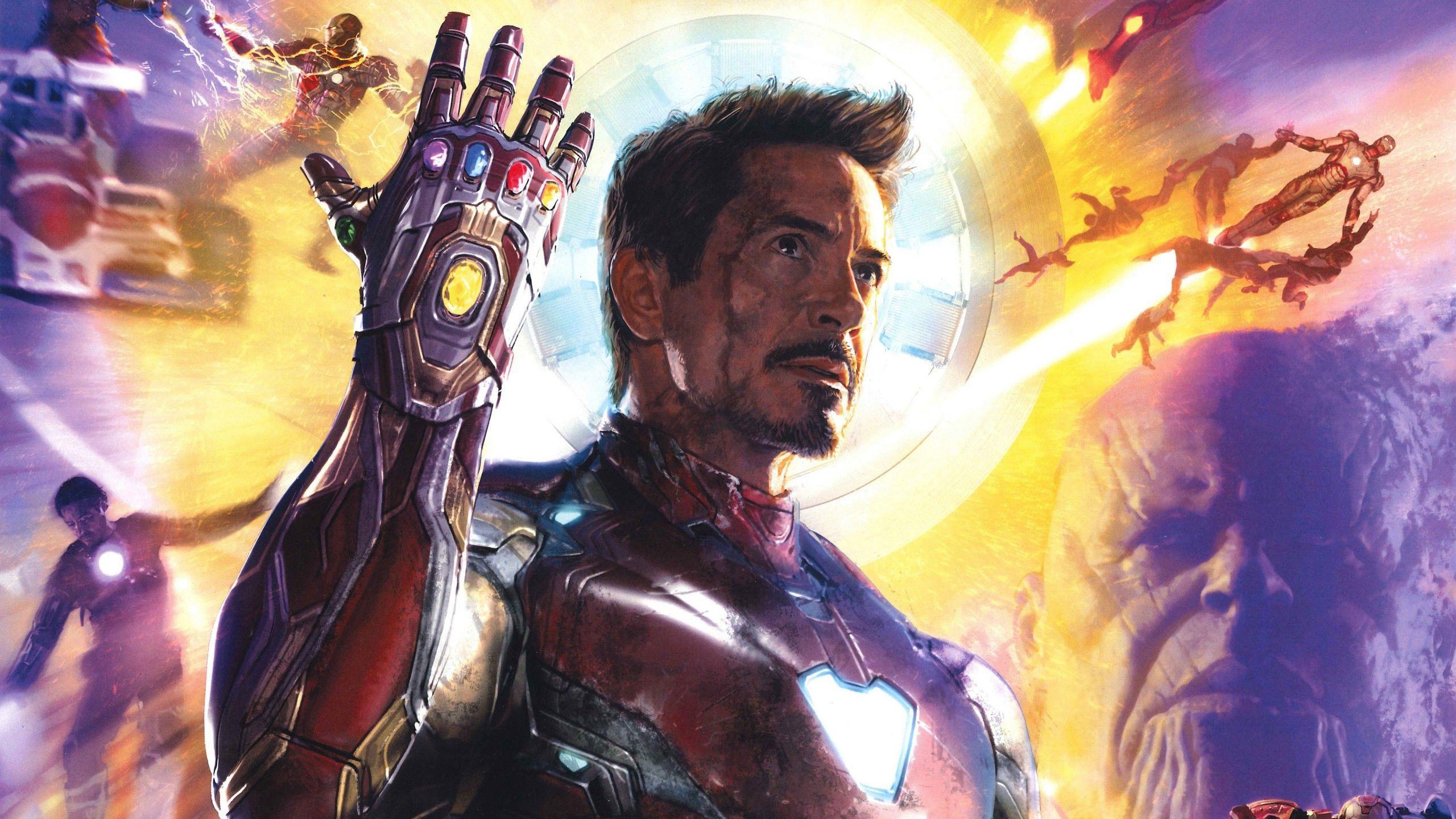 2560x1440 Iron Man Tony Stark 4K HD Avengers Endgame Wallpaper</a> Wallpaper