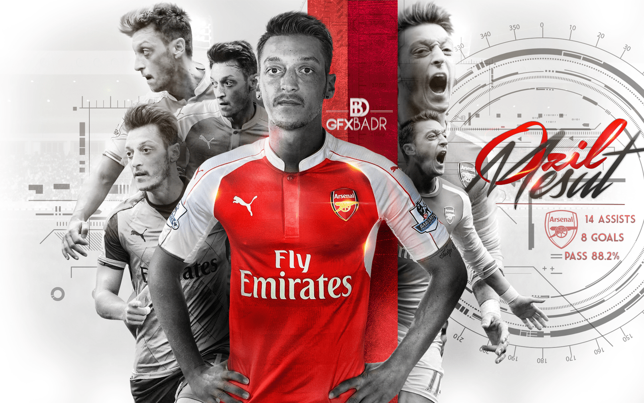 1280x800 Ozil Arsenal FC .