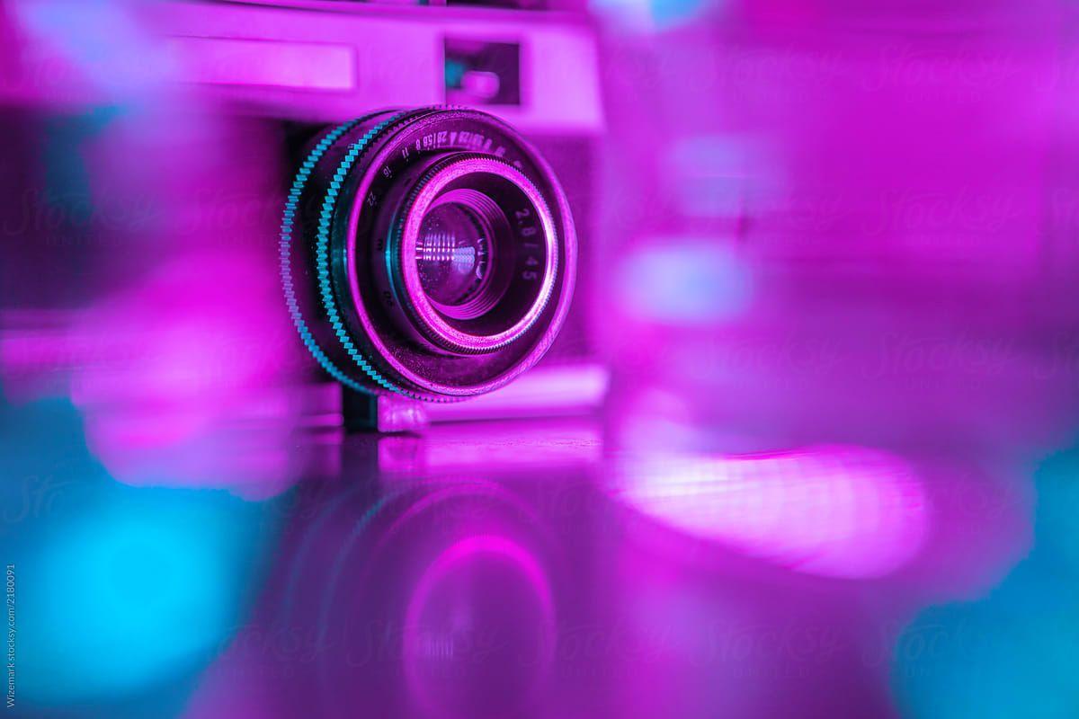 1200x800 Neon Camera Wallpaper
