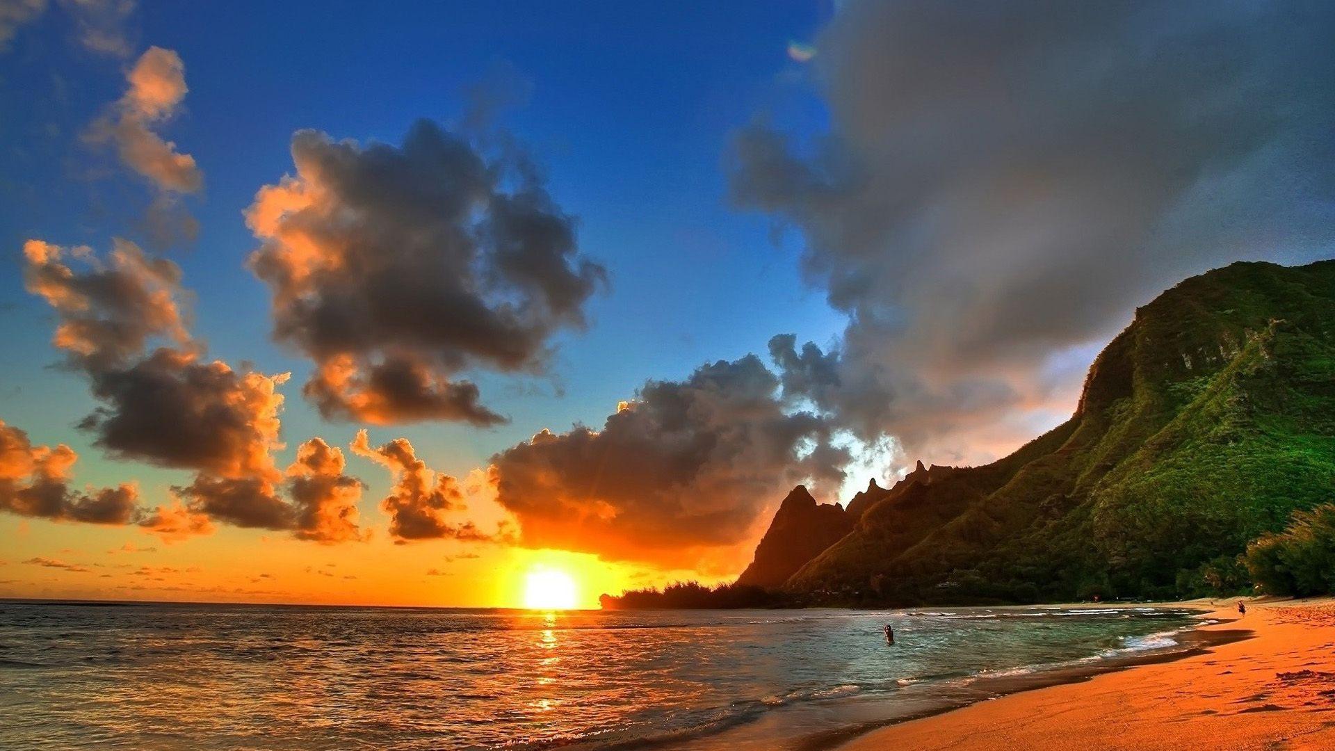 1920x1080 Free download Beautiful scenery summer evening beach Wallpaper Beach Picture and [1920x1080] for your Desktop, Mobile & Tablet. Explore Beautiful Summer Background. Beautiful Summer Scenery Wallpaper, Beautiful Summer Picture