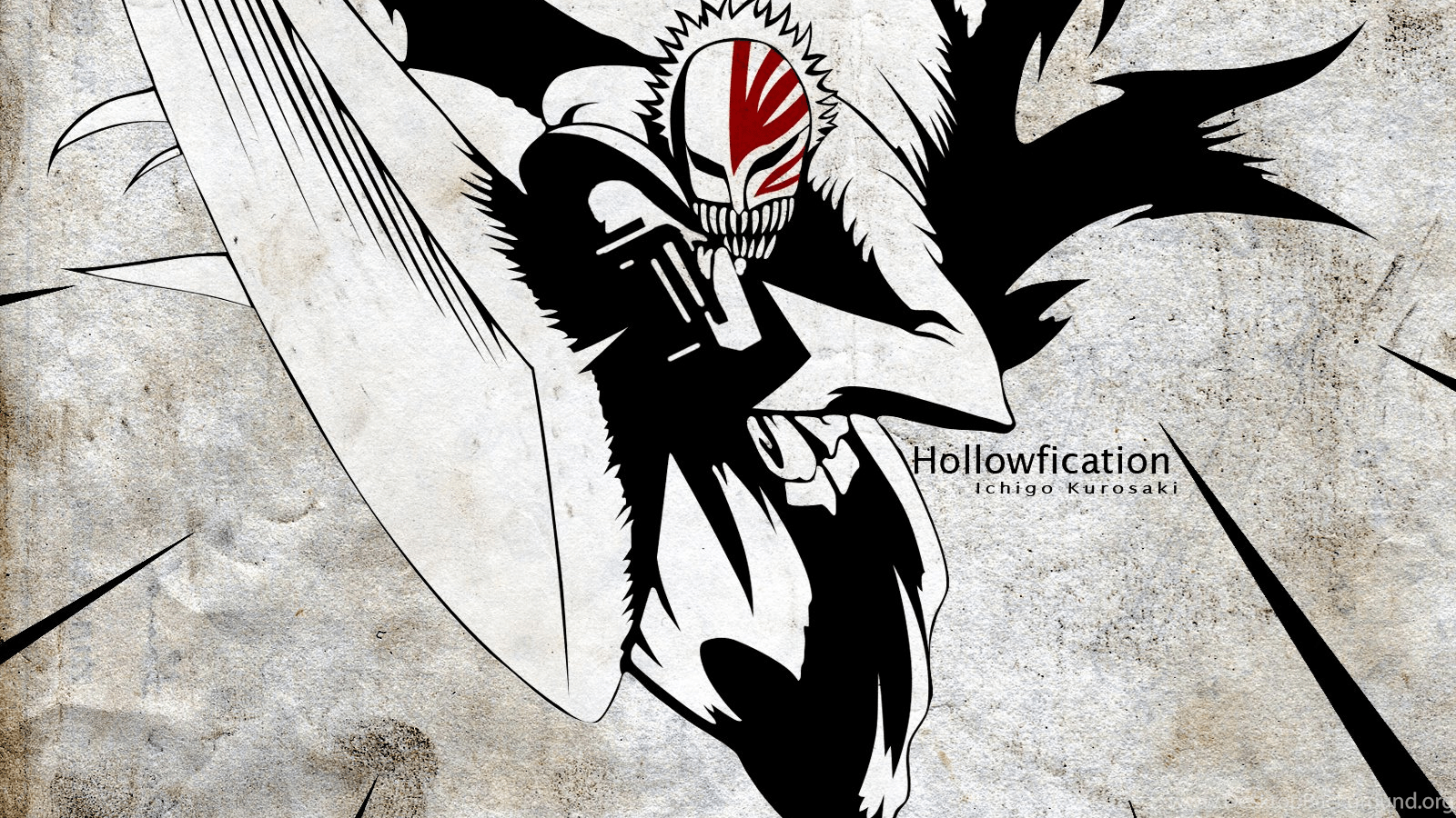 1600x900 Bleach Hollow Ichigo Kurosaki Ichigo Zanpakuto Wallpaper. Desktop Background