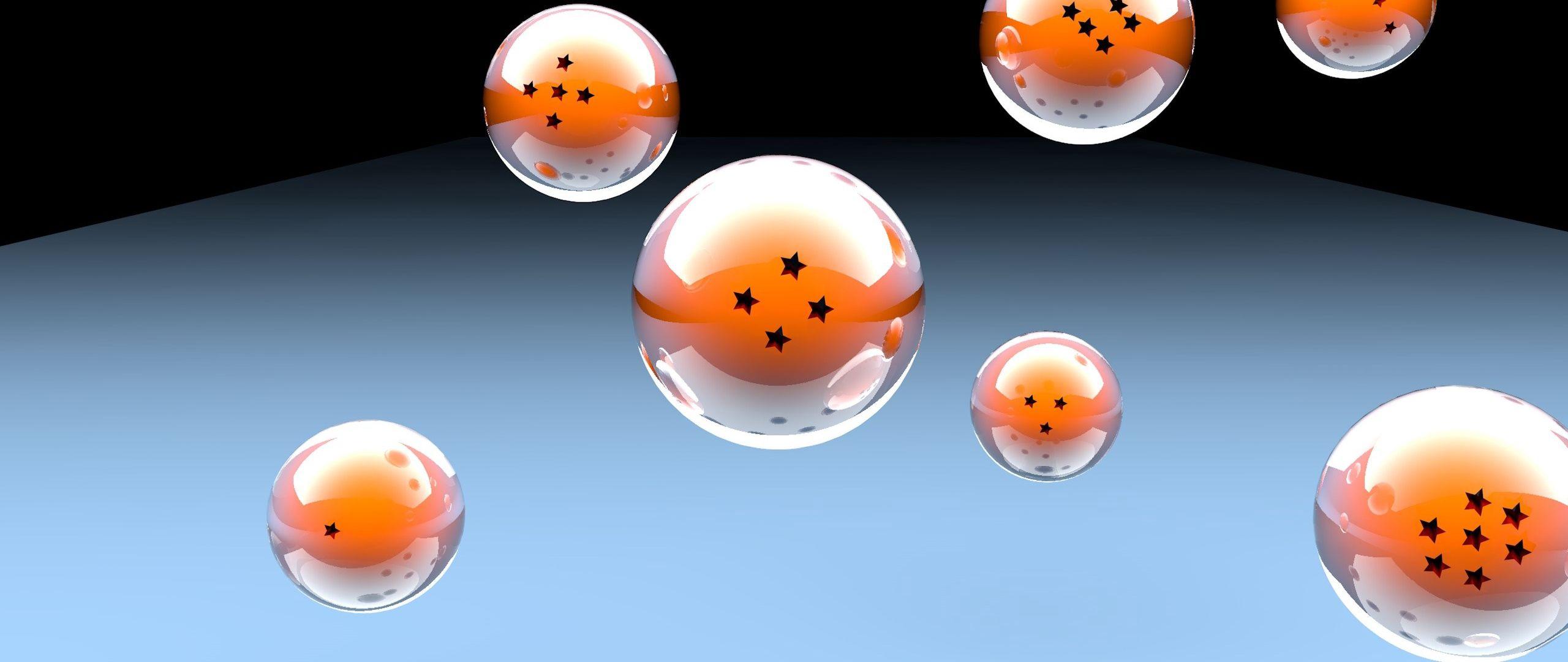 2560x1080 Wallpaper Dragon Ball Z, Dragon Ball, Balls, 3D, Stars Balls Wallpaper iPhone