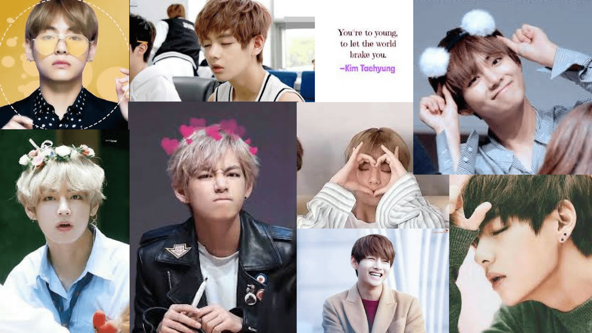 BTS Collage Computer Wallpapers - Top Free BTS Collage Computer ...