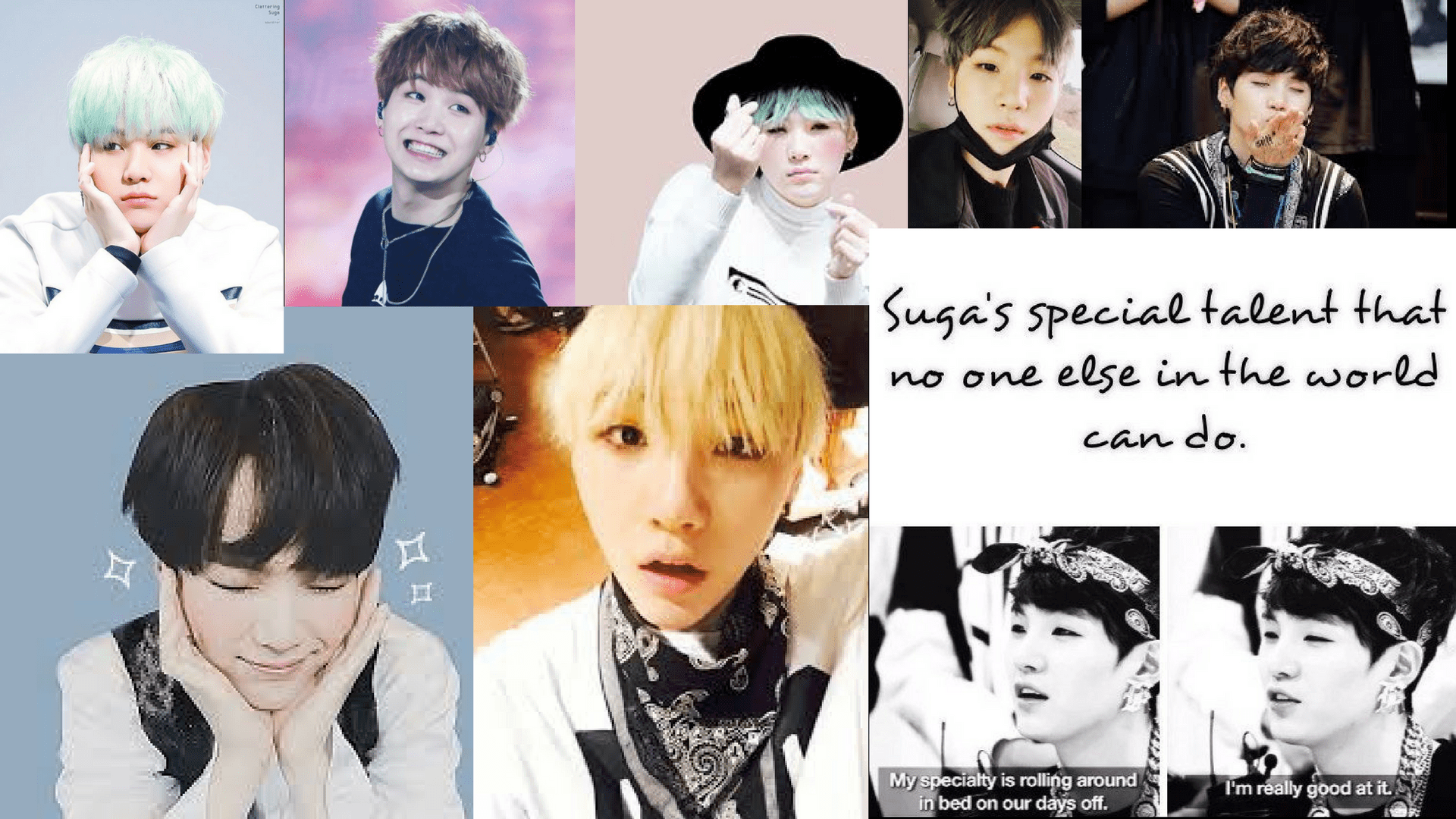 1920x1080 Bts Suga Wallpaper Desktop