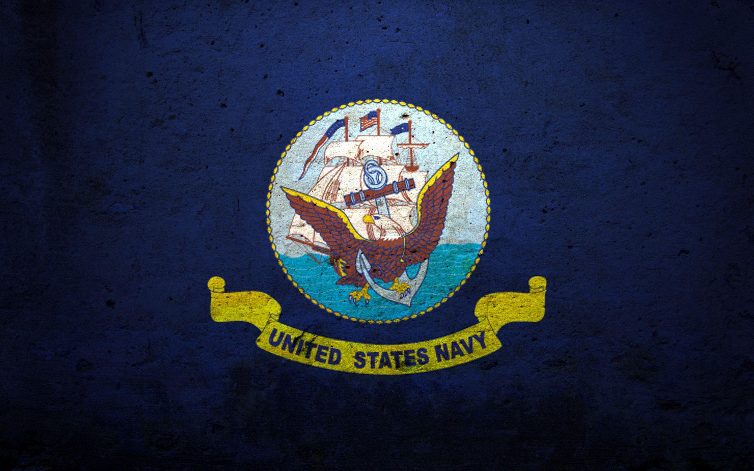 2560x1600 Navy Logo Wallpaper
