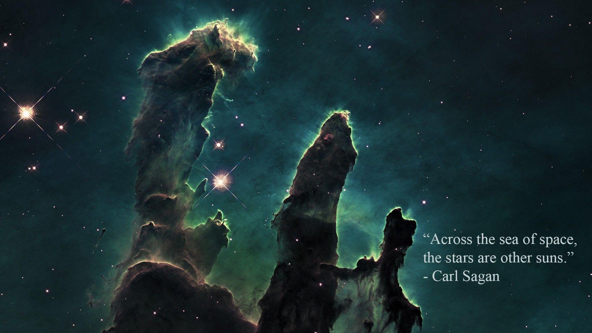 1920x1080 Wallpaper : quote, dark, nebula, atmosphere, universe, astronomy