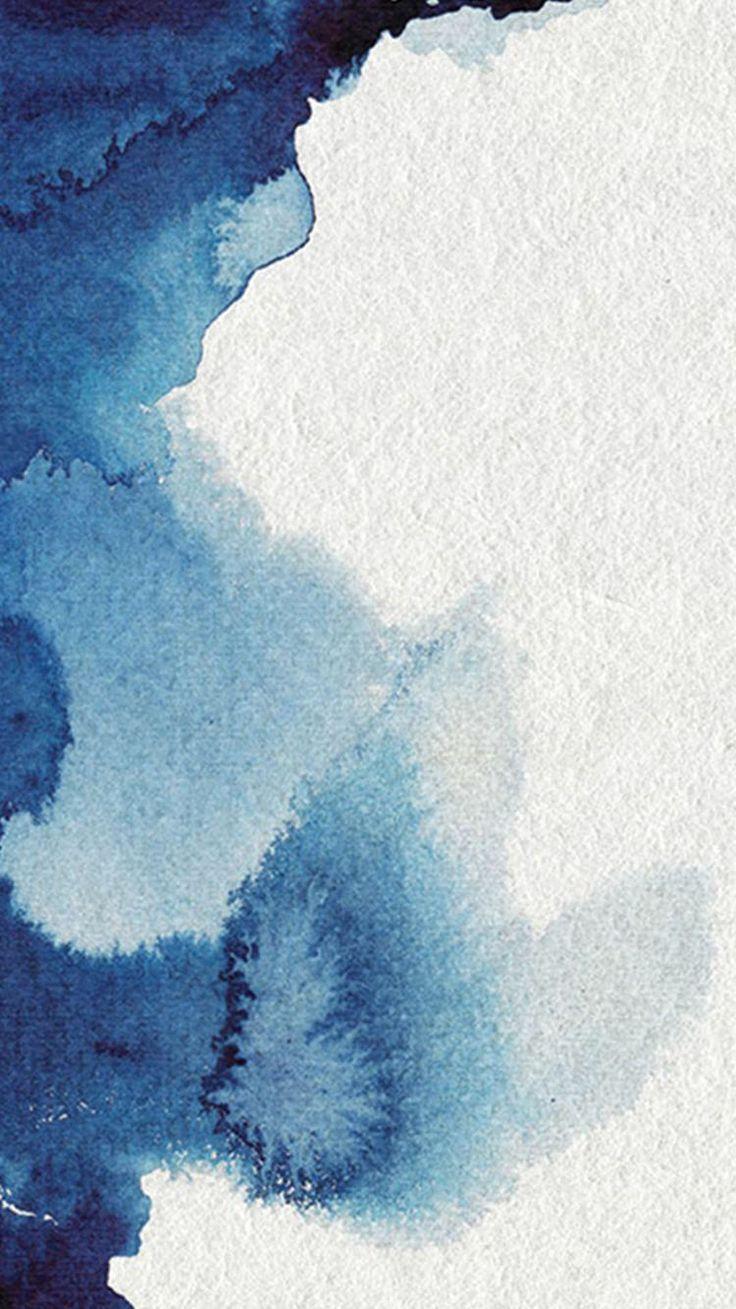 736x1309 Downloaded from Wallpaper X. itunes.apple.com/. 10000 Wallpaper HD for iO 4K. Watercolor wallpaper, Watercolor background, Blue wallpaper