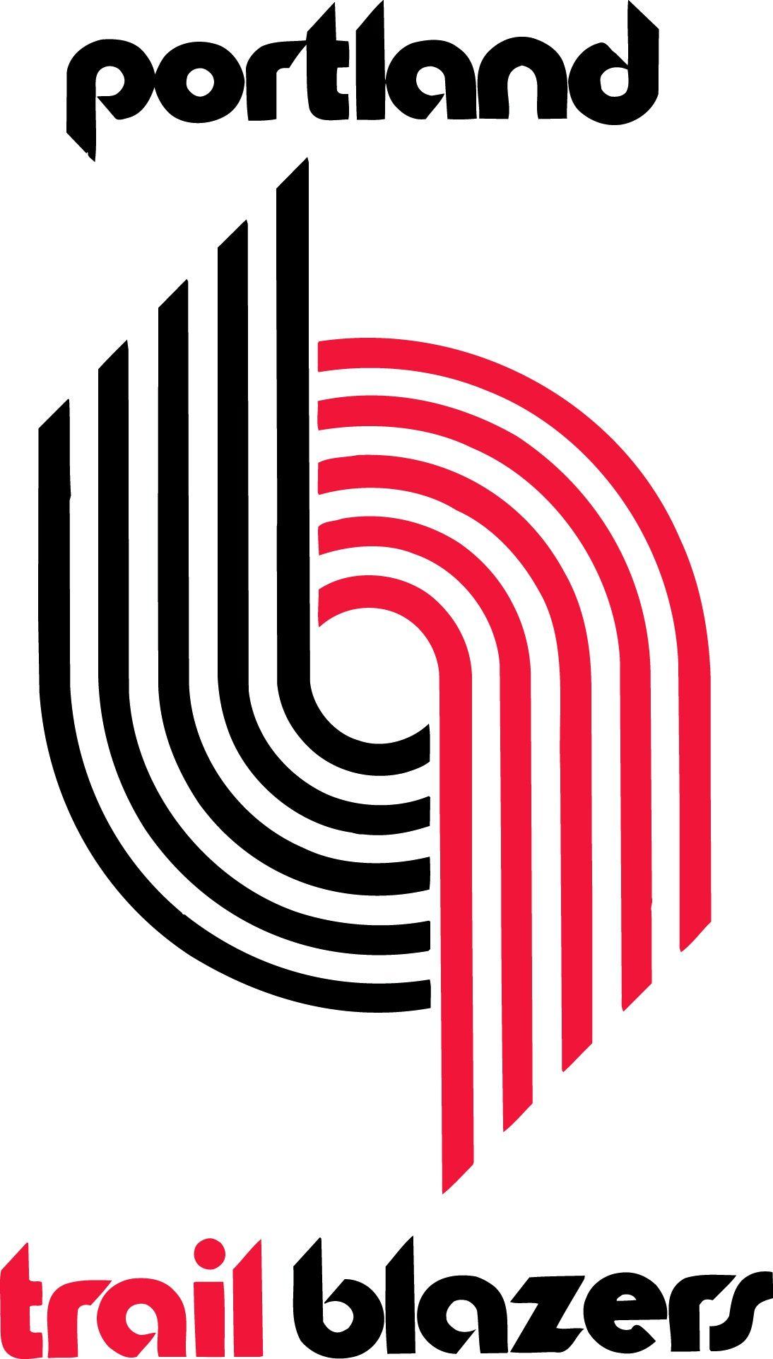 1094x1923 Trail Blazers Logo .