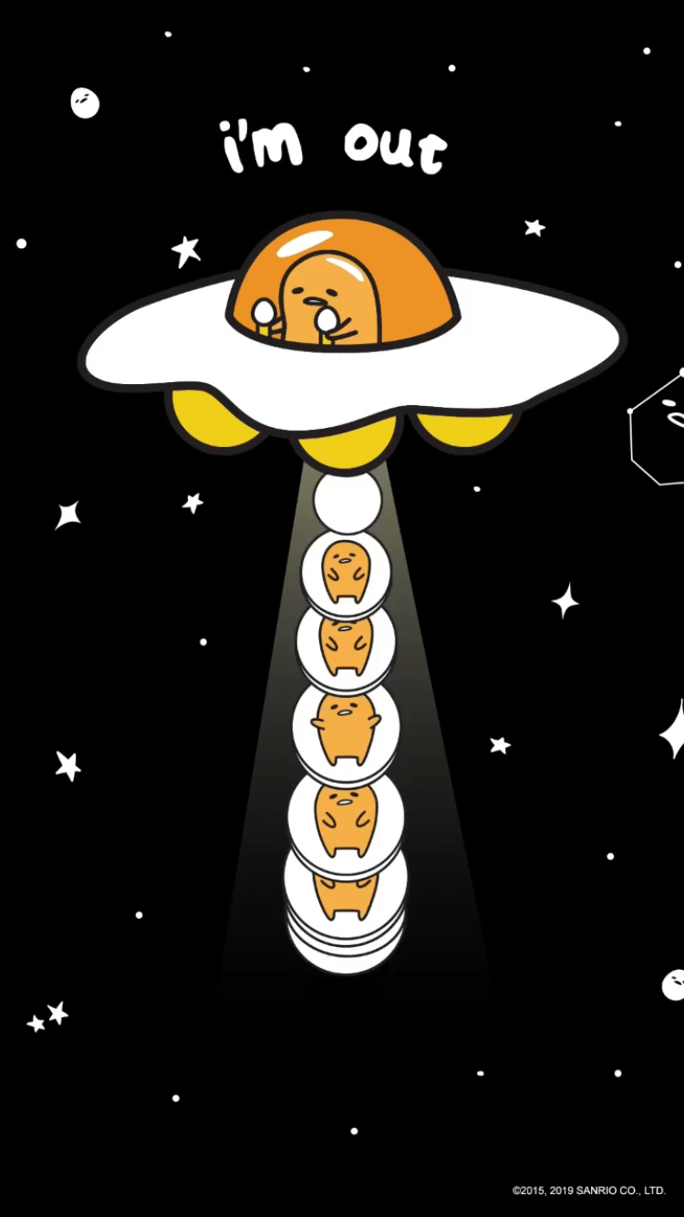 750x1334 Gudetama Halloween Wallpaper