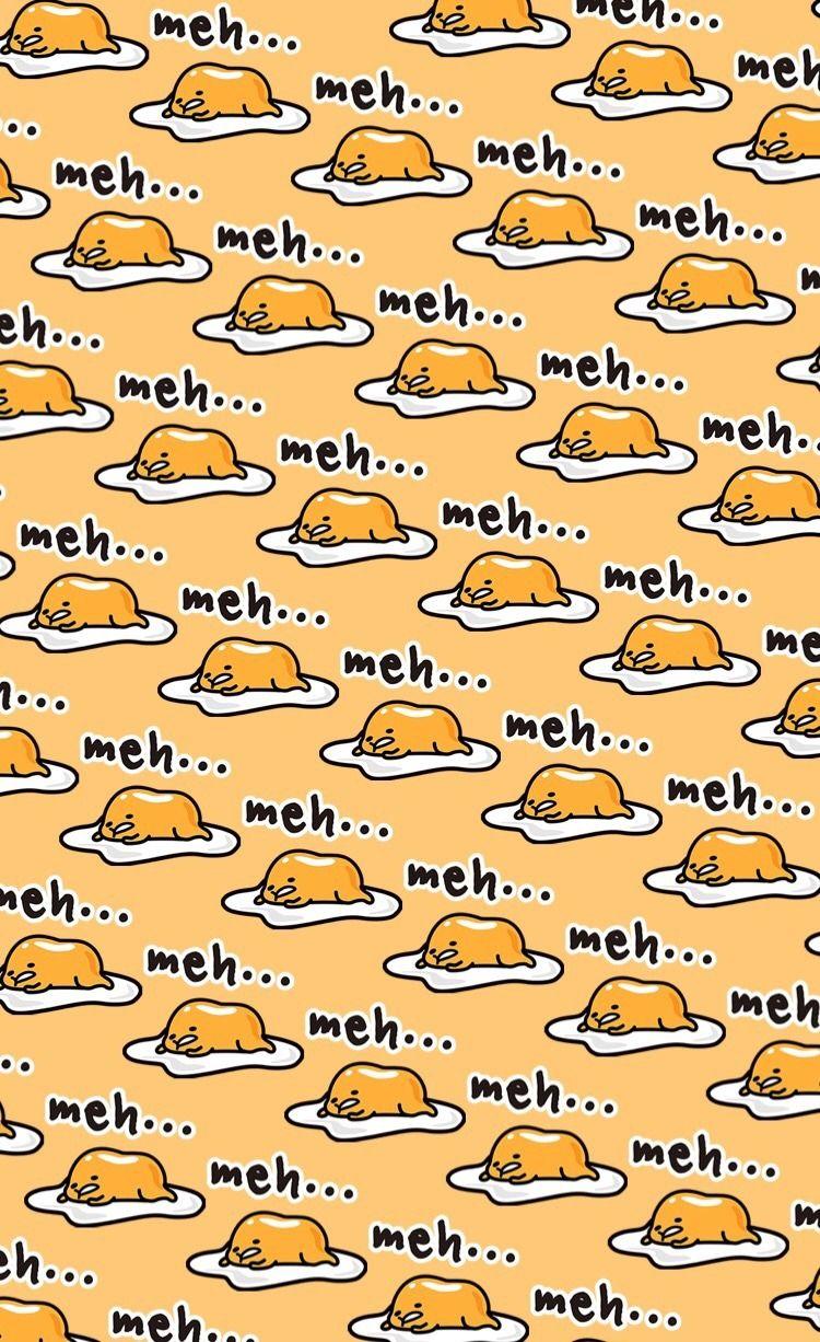 750x1226 Gudetama Rilakkuma Background
