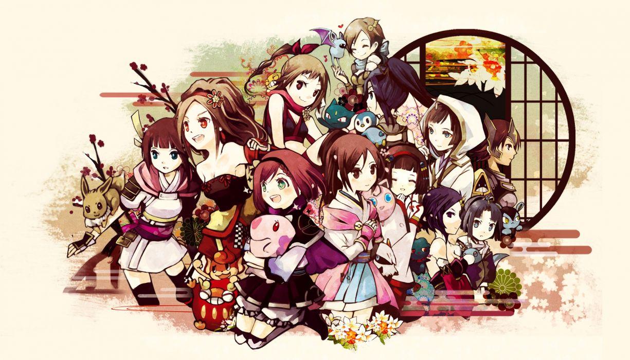 1225x700 Darumaka dratini eevee jigglypuff larvesta misdreavus pansear piplup pokemon scrafty shinx sneasel snorunt yuzuyomogi zubat wallpaperx1143