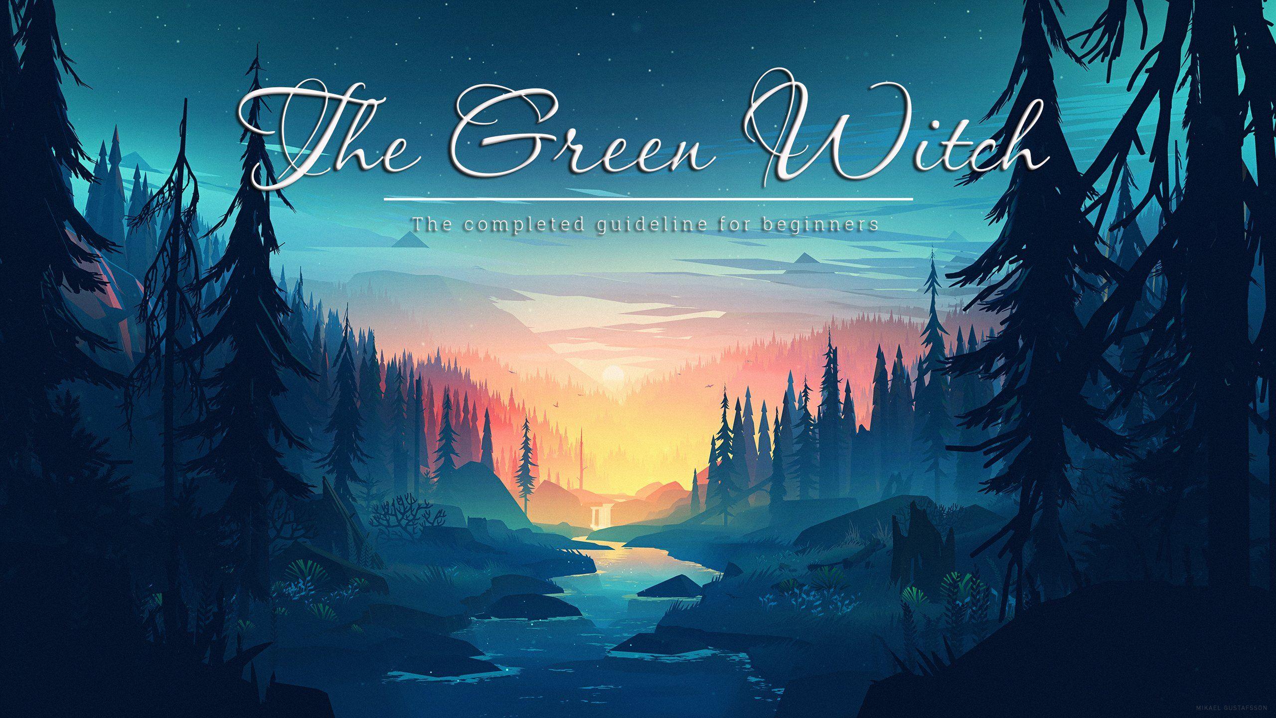 Green Witch Wallpapers Top Free Green Witch Backgrounds WallpaperAccess