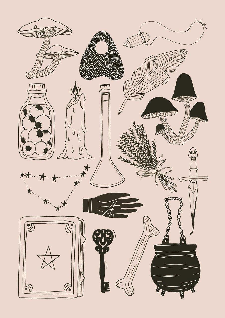 905x1280 Witch Aesthetic Wallpaper