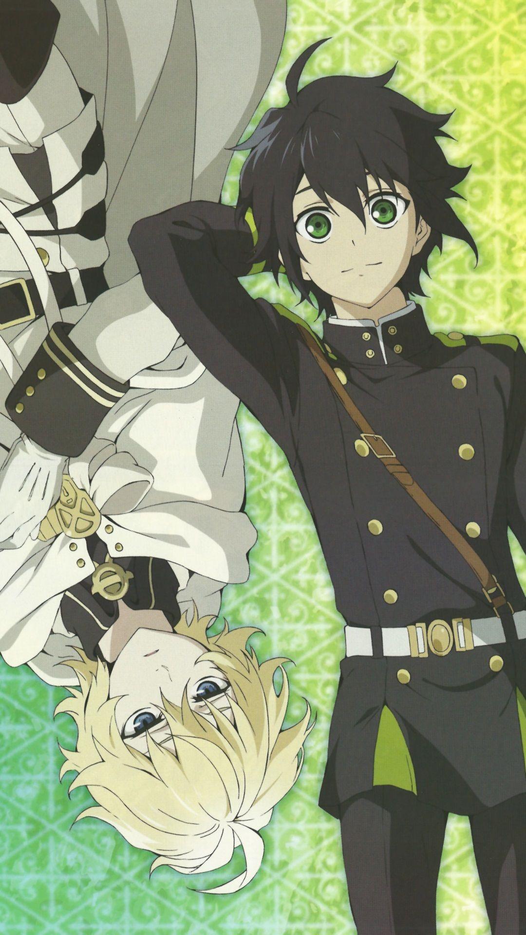 1080x1920 Owari No Seraph Yuichiro Hyakuya Mikaela Hyakuya Of The End iPhone HD Wallpaper