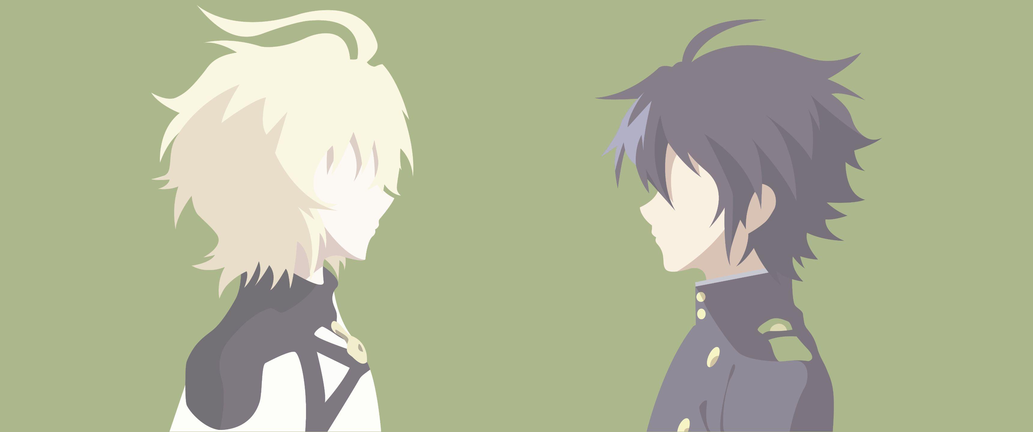 3440x1440 Mikaela Hyakuya Y Ichir Hyakuya Wallpaper:3440x1440