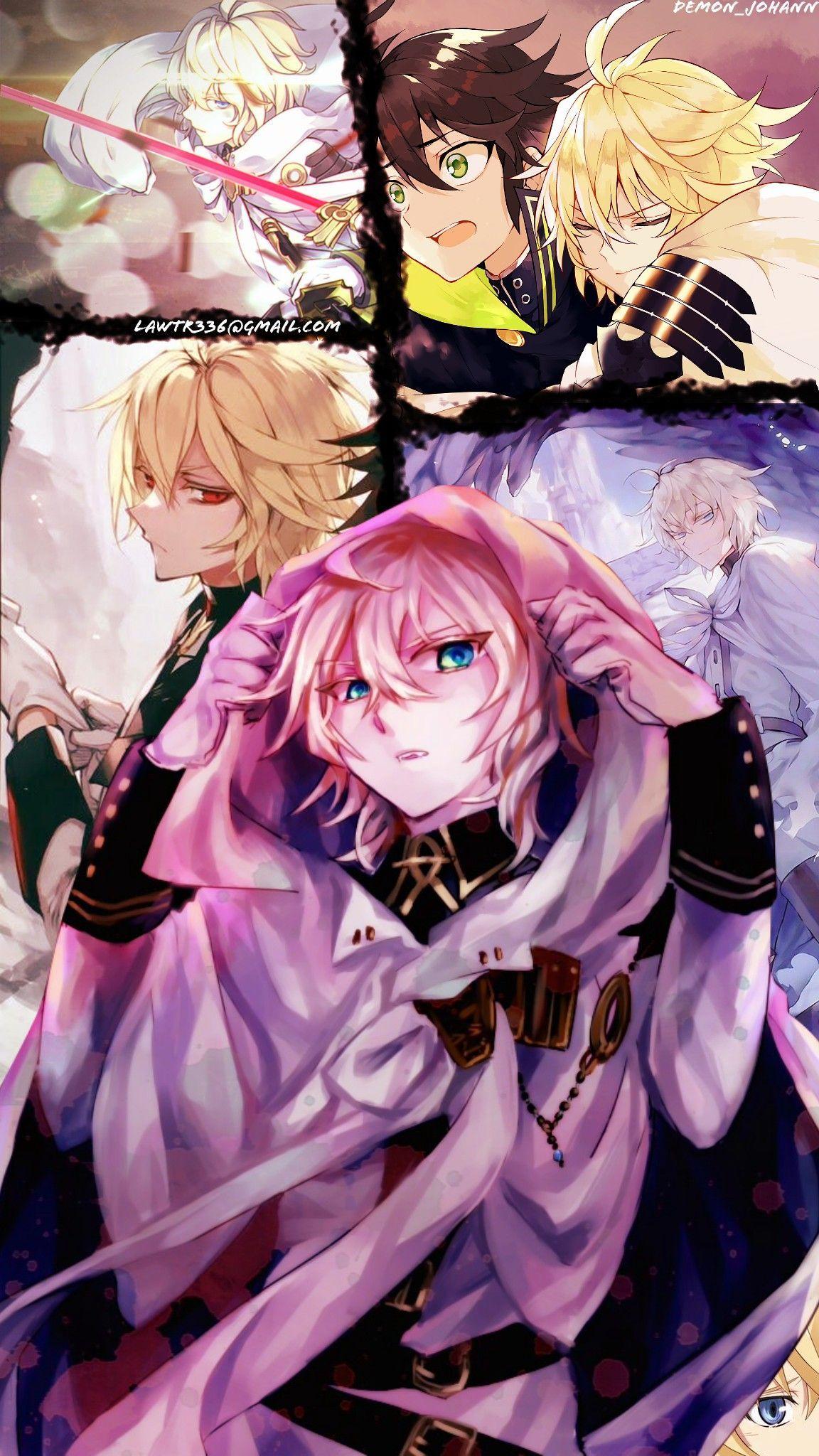 1152x2048 Mikaela Hyakuya owari no seraph. Mikaela hyakuya, Tokyo ghoul anime, Owari no seraph