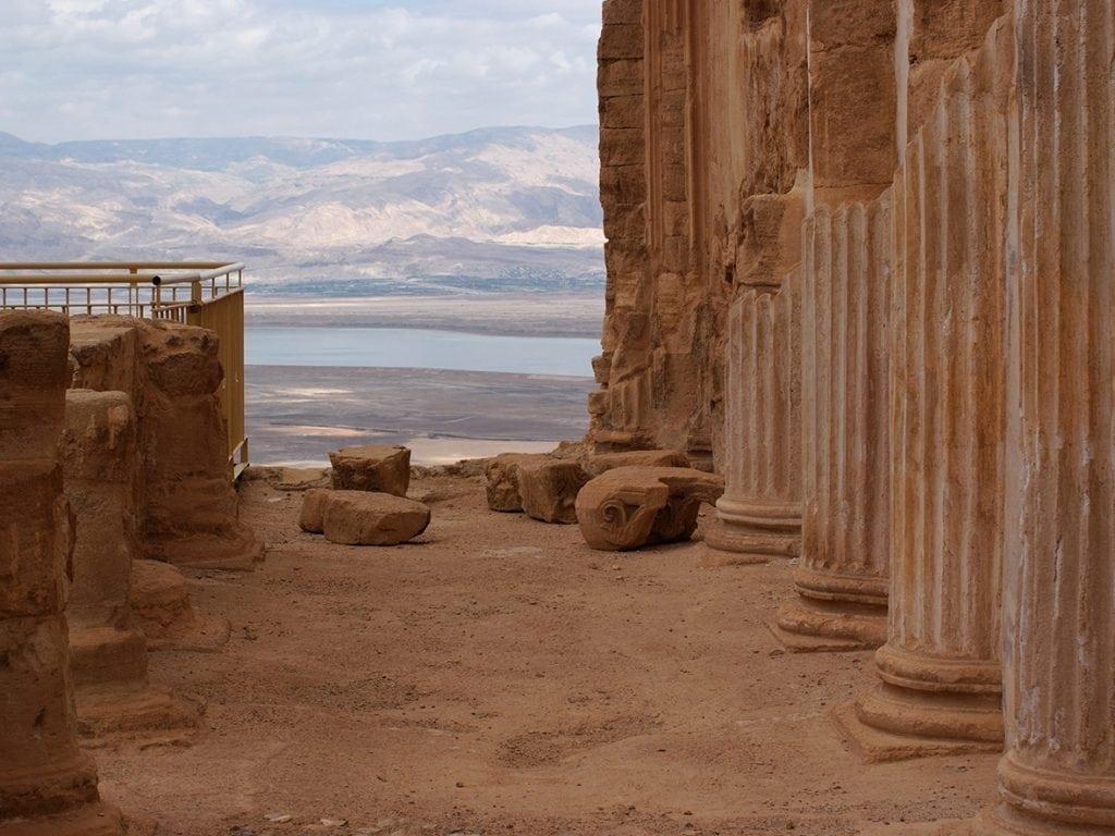 1024x768 Masada National Park Wallpaper