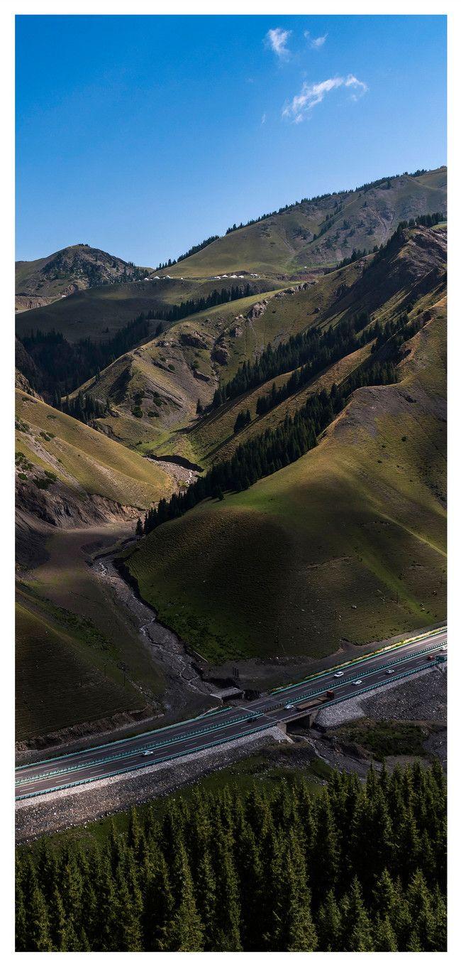 650x1361 Mountain Scenery Mobile Phone Wallpaper Background Image Free Download 400648193