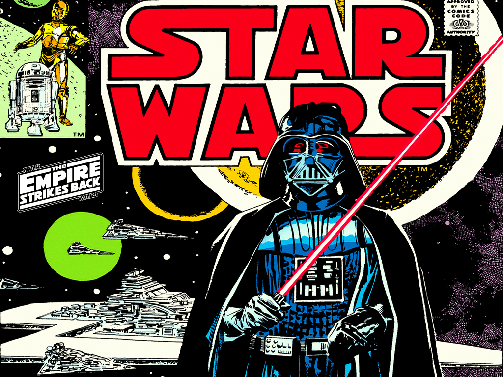 1024x768 Star Wars Comic Wallpaper HD Wallpaper