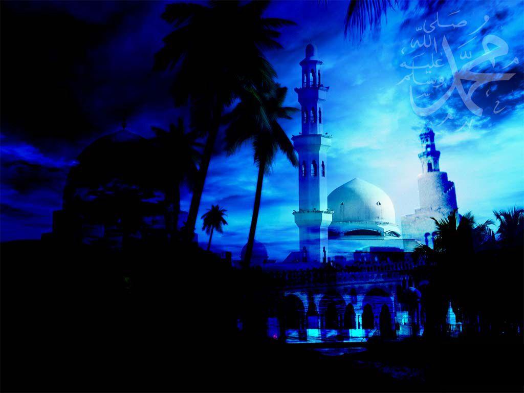 Islamic Blue Wallpapers Top Free Islamic Blue Backgrounds