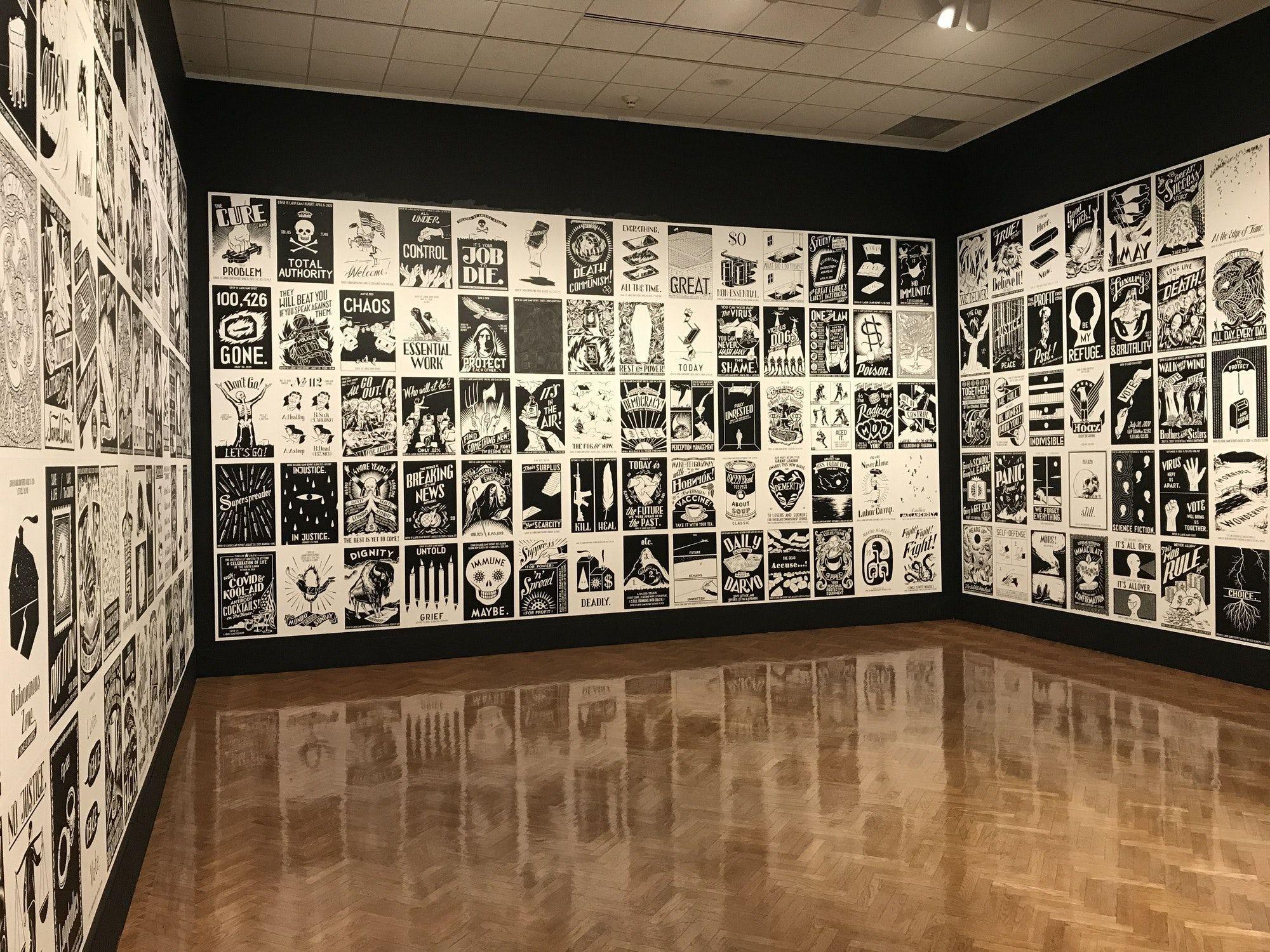 2000x1500 Born on Instagram, Minneapolis artist's daily COVID posters get a museum show