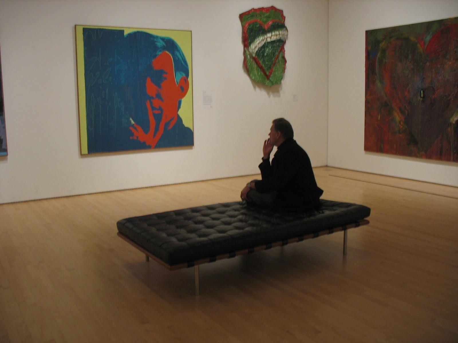 1600x1200 gallery seating. MOMA warhol gallery bench. Art gallery interior, Art gallery, Art galleries design