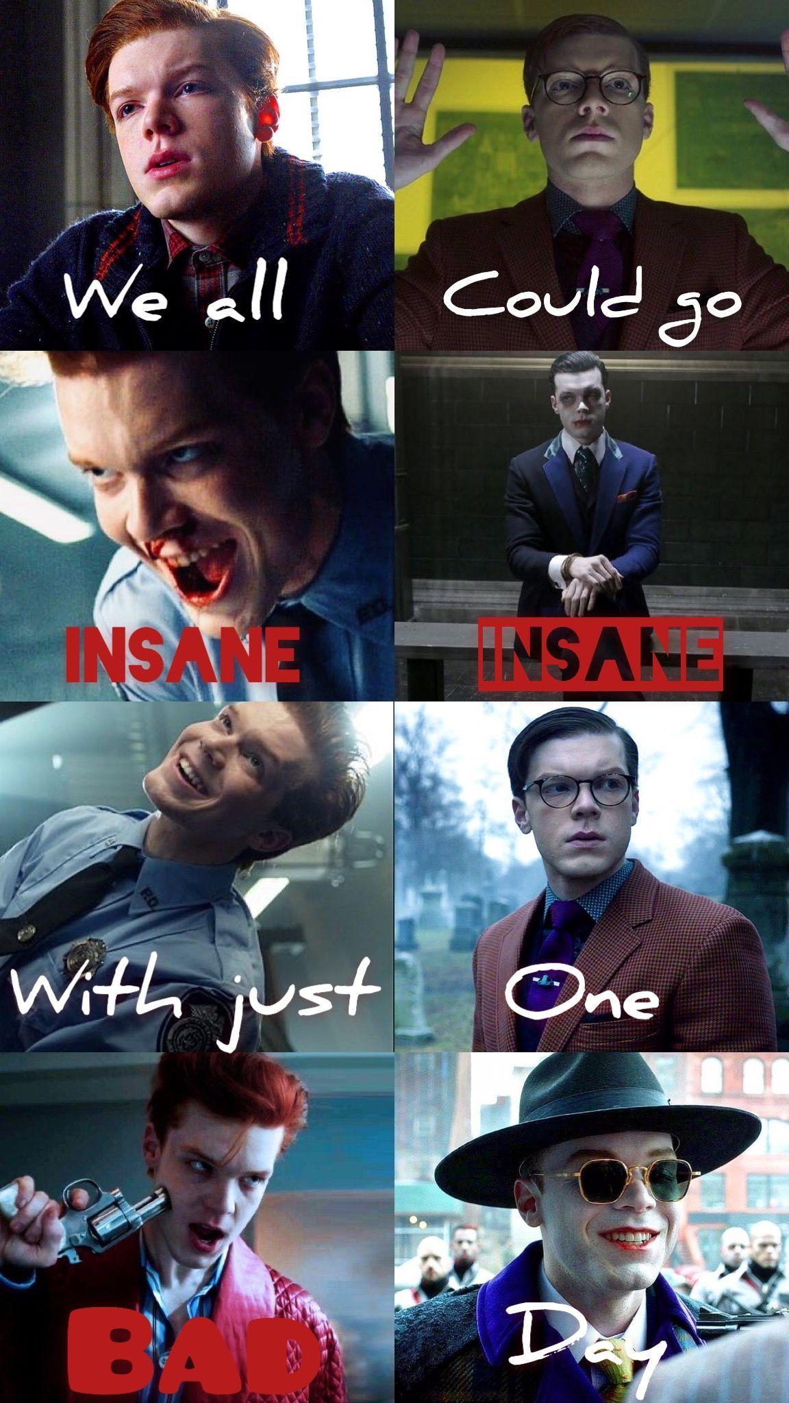1152x2048 We all could go insane with just one bad day and Jeremiah Valeska. Gotham villains, Cameron monaghan gotham, Gotham joker