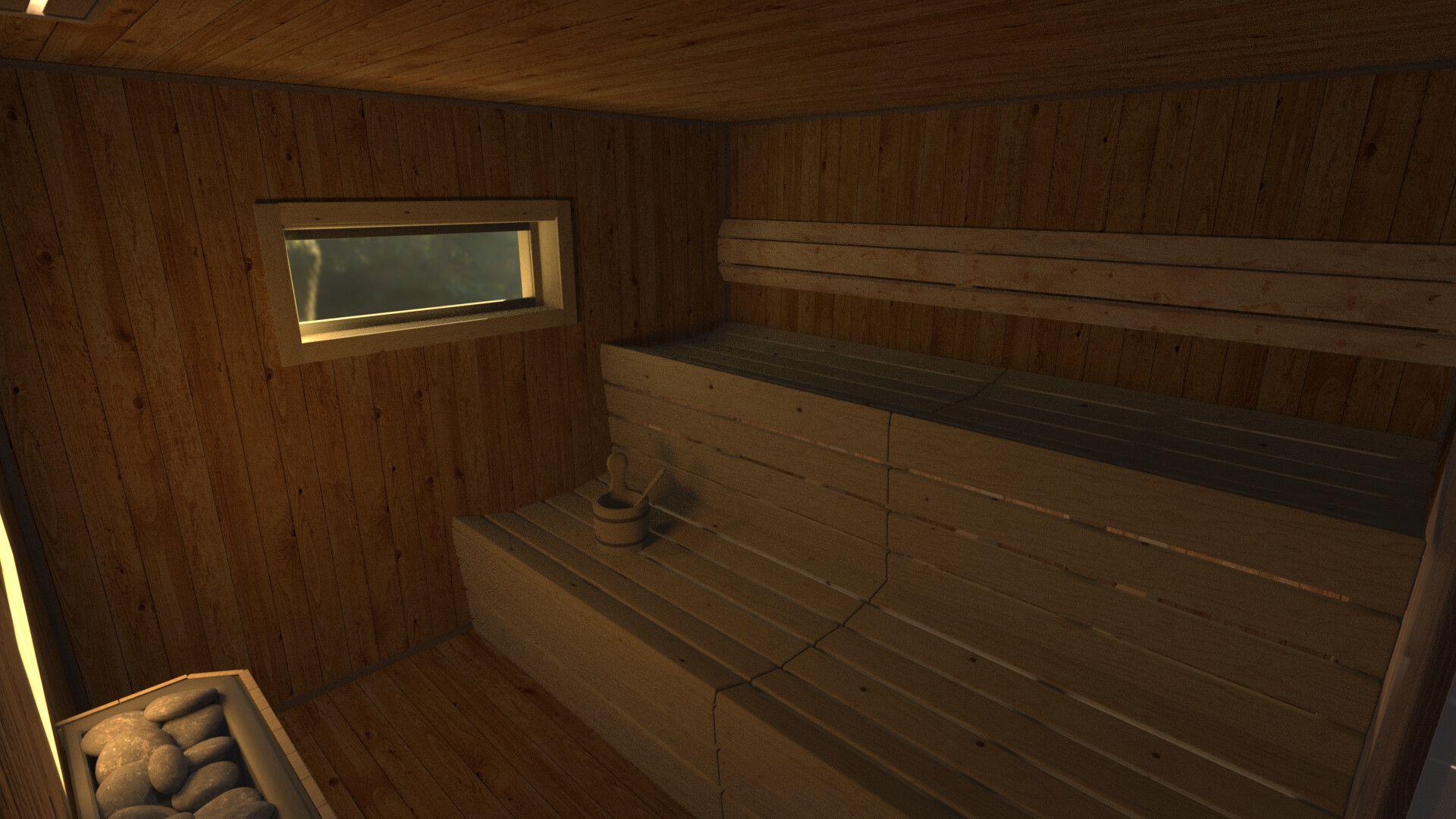 1920x1080 Sauna, Fabio Doliana