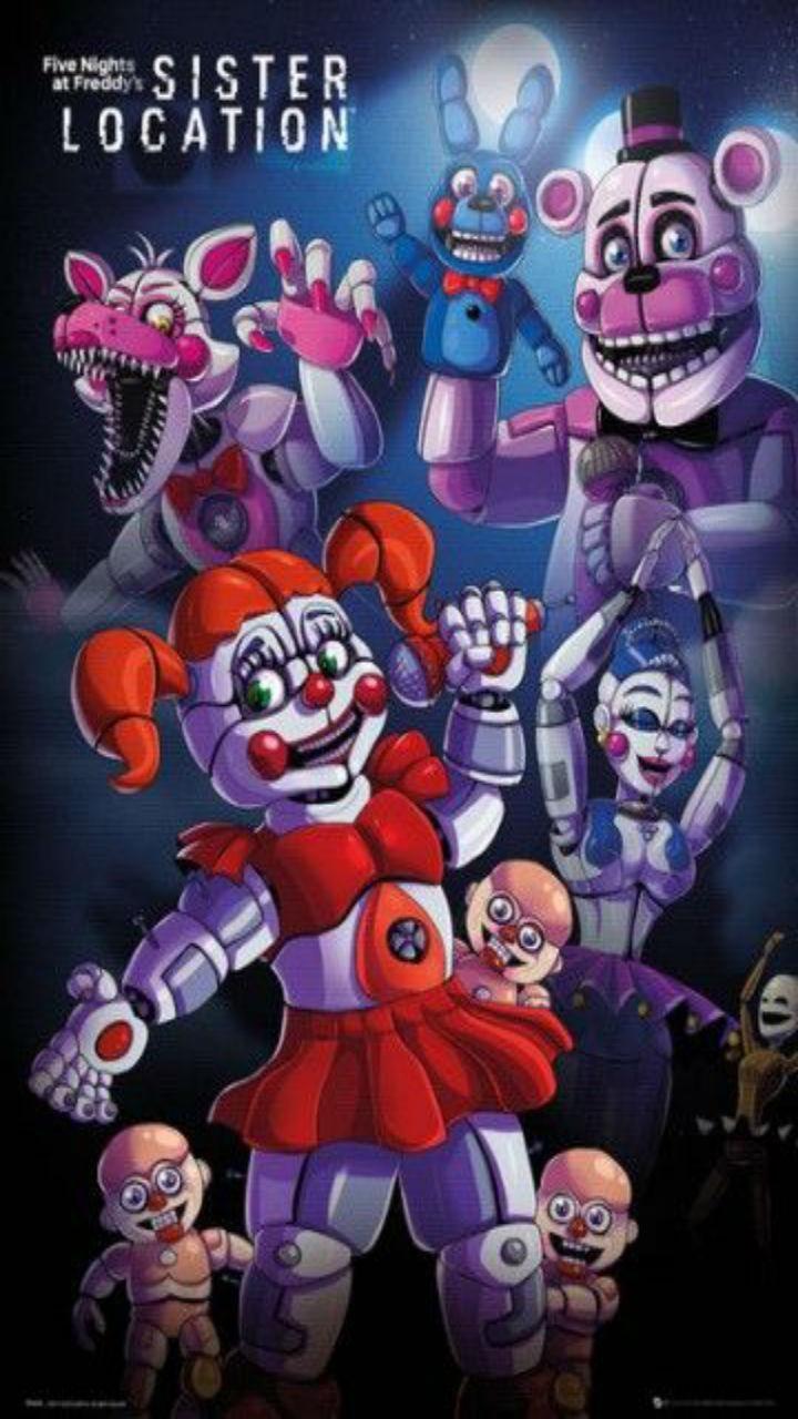 720x1280 Fnaf Sister Location Phone Wallpaper & Background Download