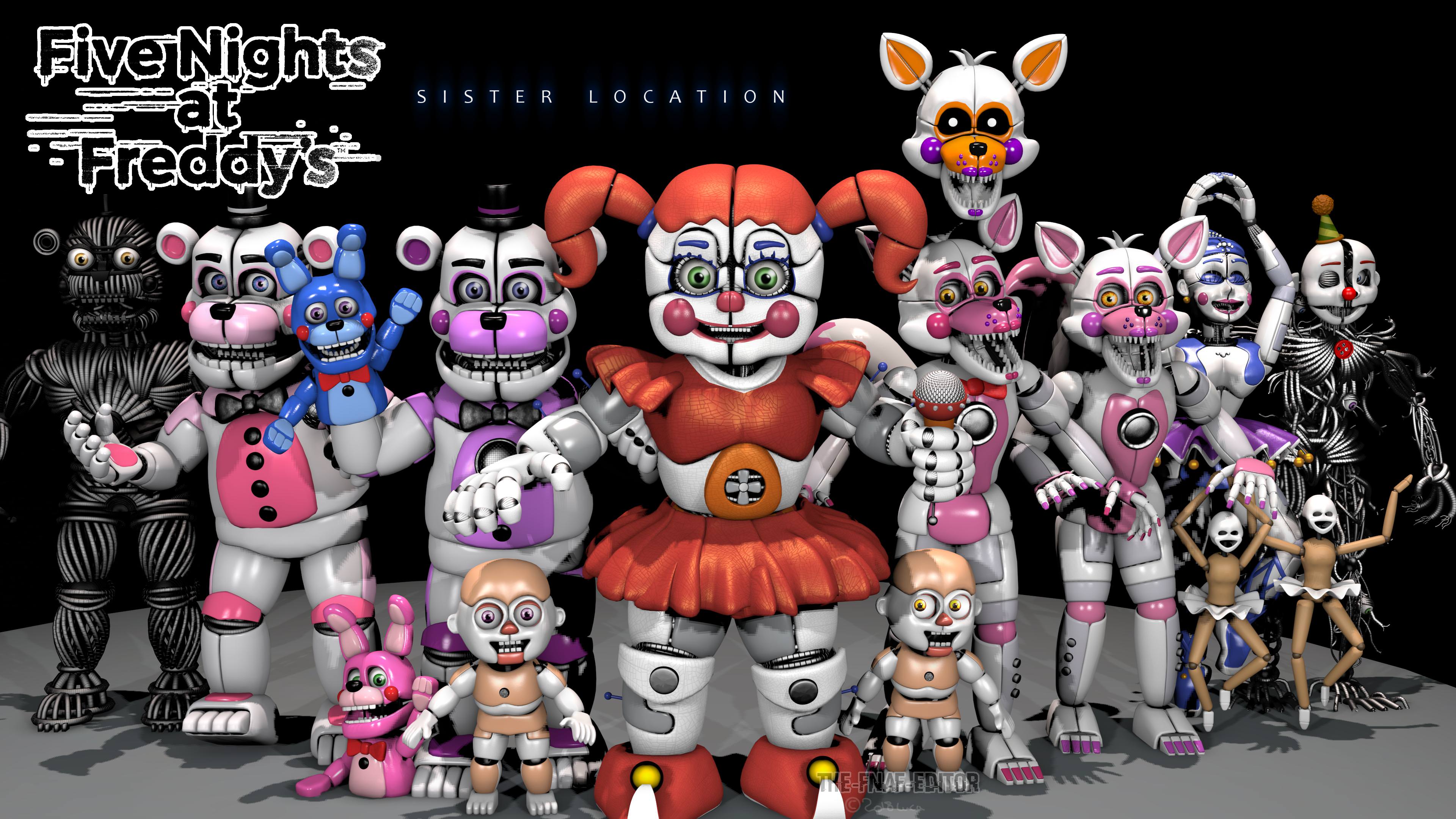 Five Nights At Freddy's Sister Location Wallpapers - Top Free Five ...