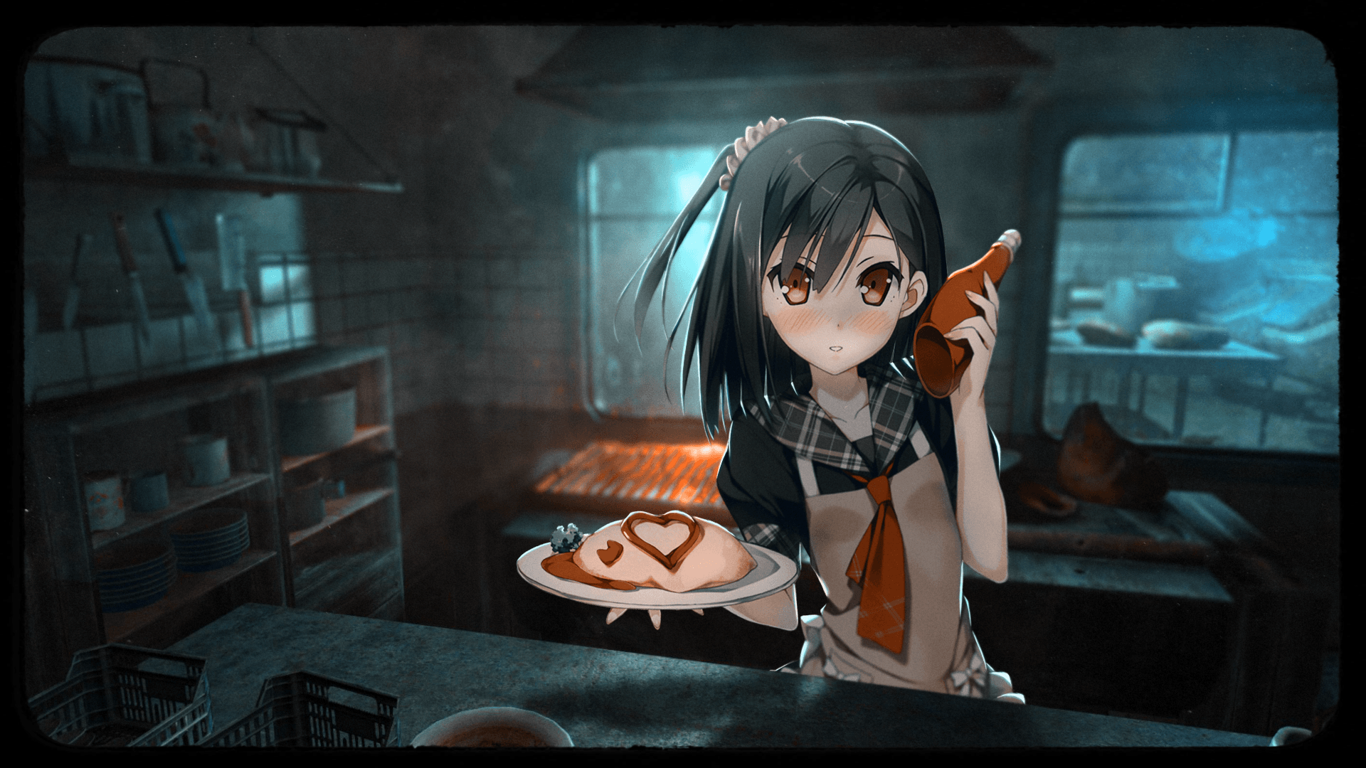 1920x1080 Kantoku Kitchen Anime Girls Wallpaper - Độ phân giải: 1920x1080