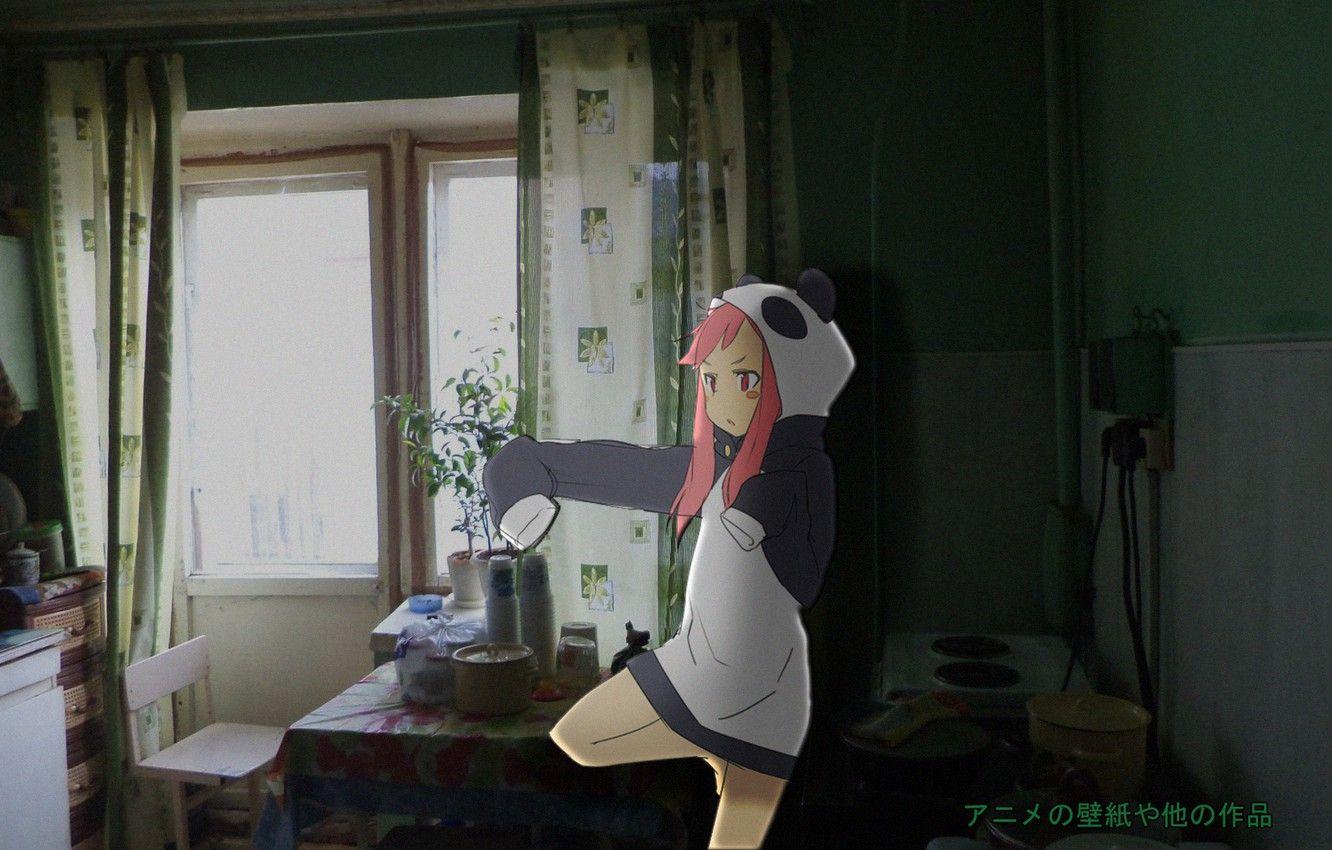 Hình nền 1332x850 Cô gái, phòng, Anime, phòng bếp, con gái, Anime, Hình ảnh madskillz cho máy tính để bàn, phần прочее