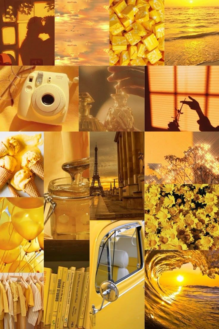 736x1105 Yellow ♡ Photo Collage