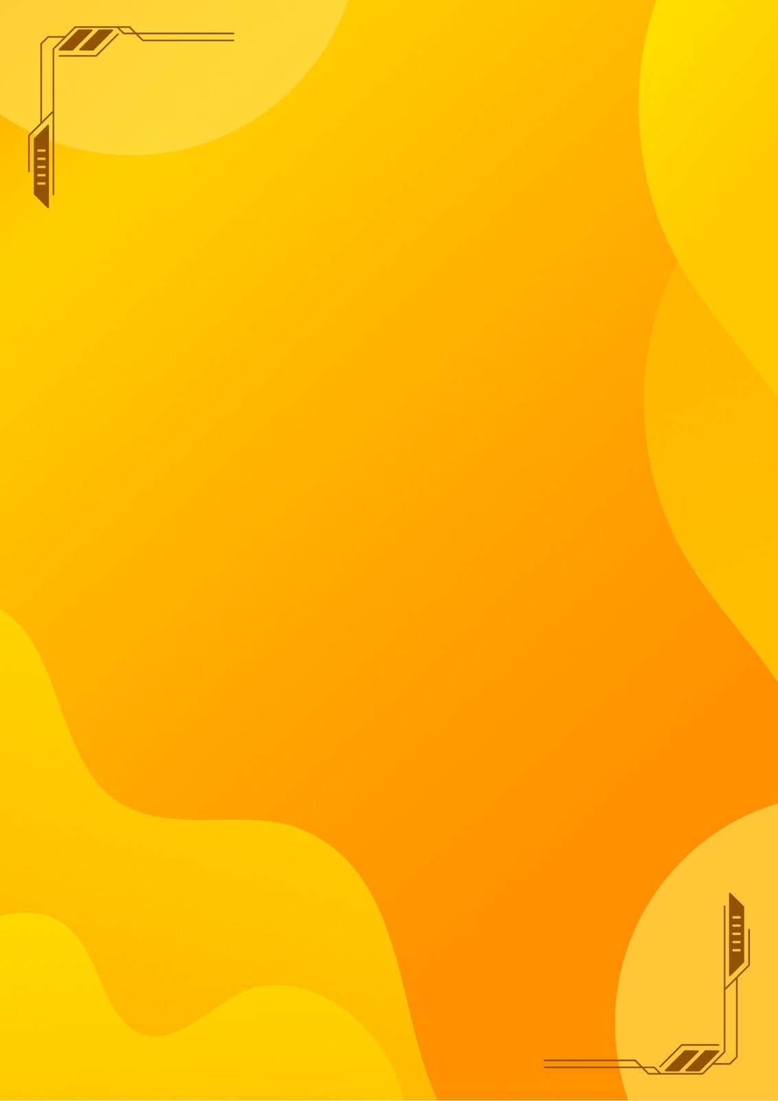 1131x1600 Free and customizable yellow background templates