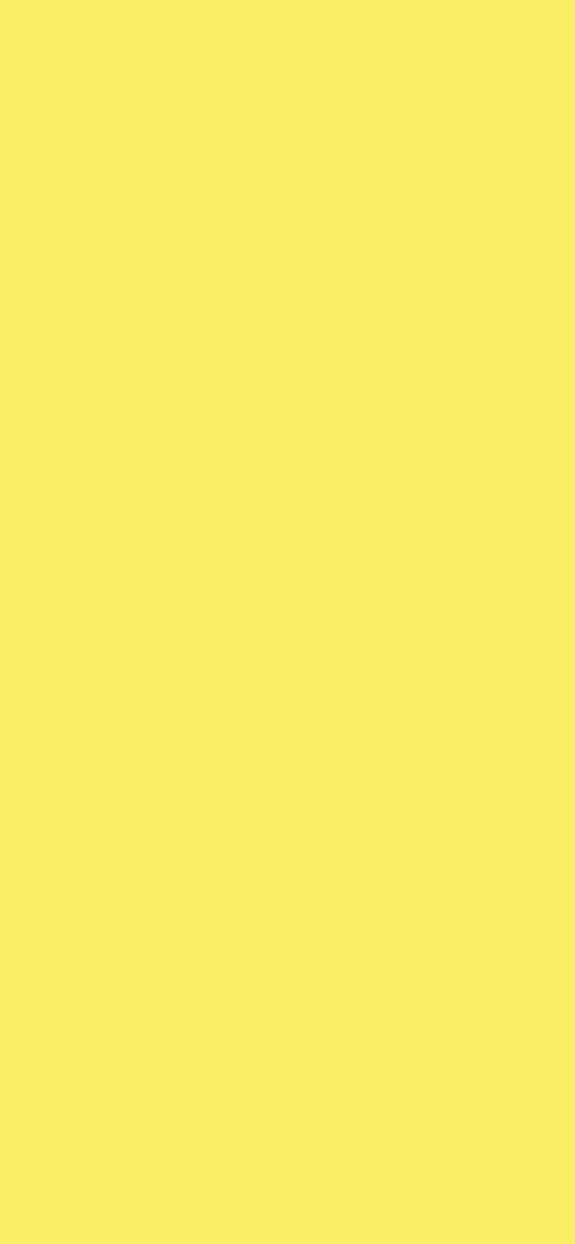 1170x2532 Yellowish color - #FAEE66 Official Register of Color Names