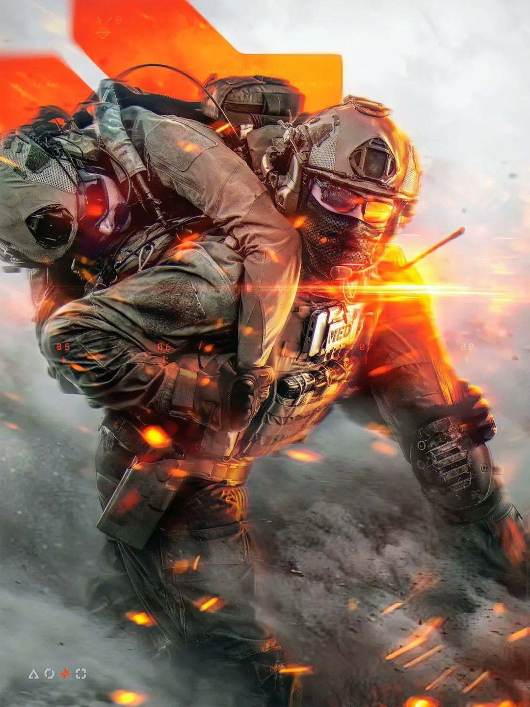 1080x1440 Battlefield 6 mobile wallpaper ⏬ Assault, engineer, support and recon