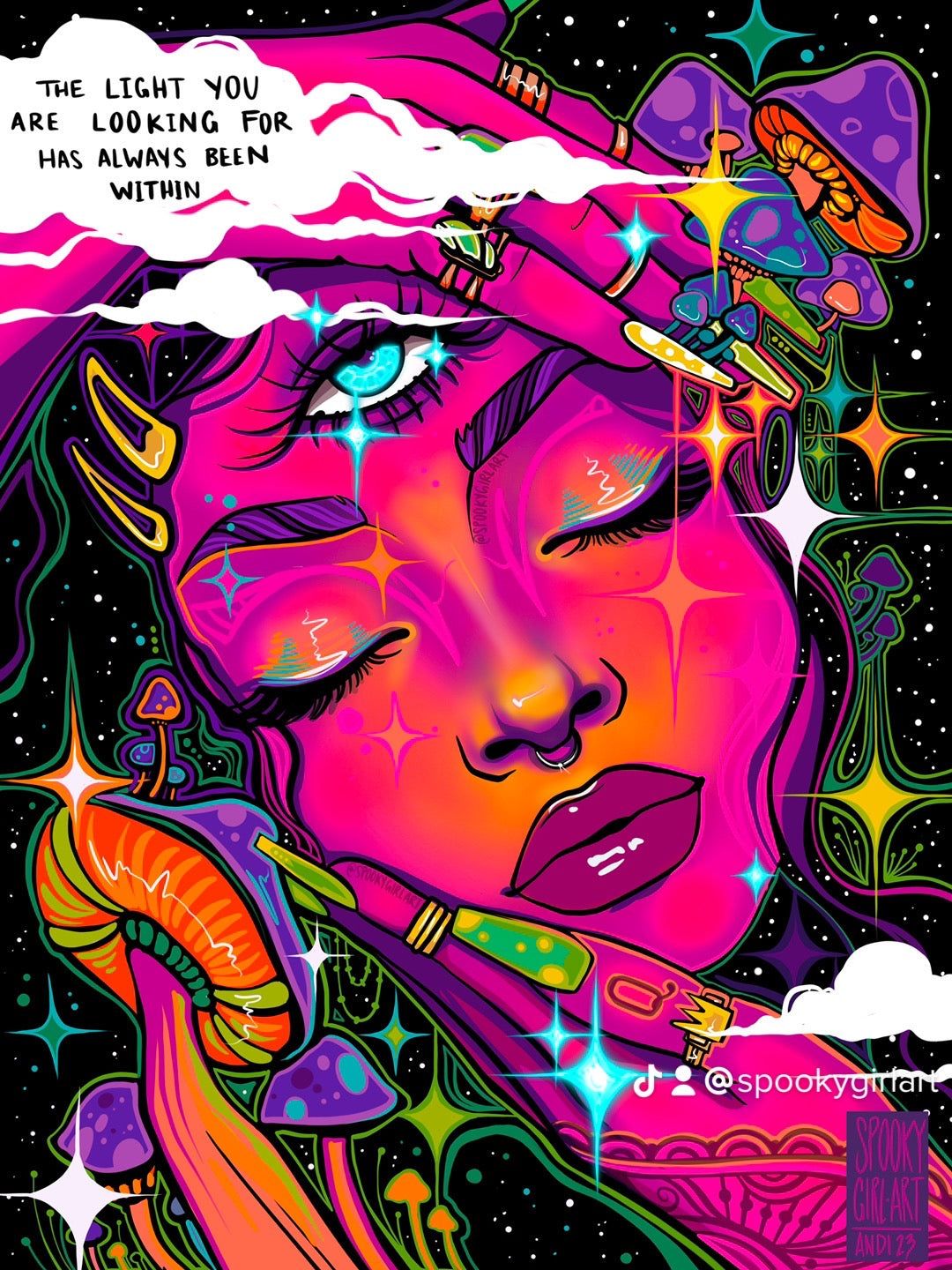 1080x1440 Dreams Poster Print Girl Art