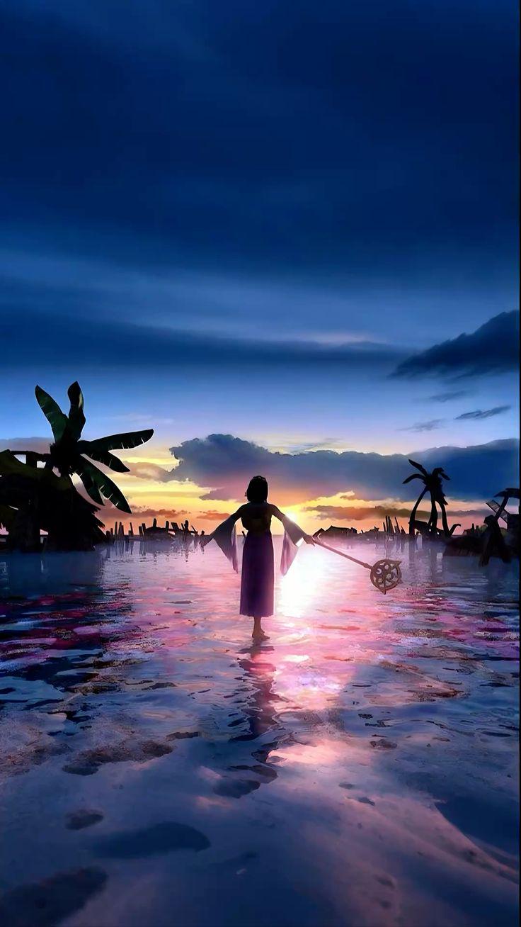 736x1308 Yuna in Final Fantasy X