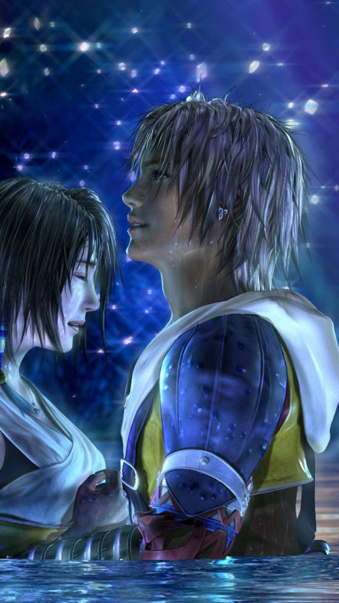 1080x1920 Download Final Fantasy iPhone Tidus And Yuna Wallpaper