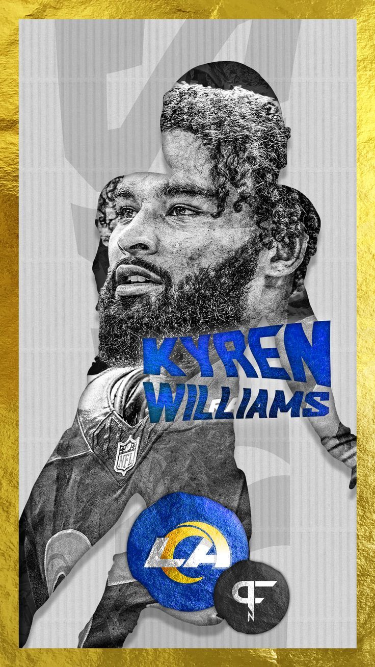 736x1308 Mobile phone wallpaper of Los Angeles Rams RB Kyren Williams