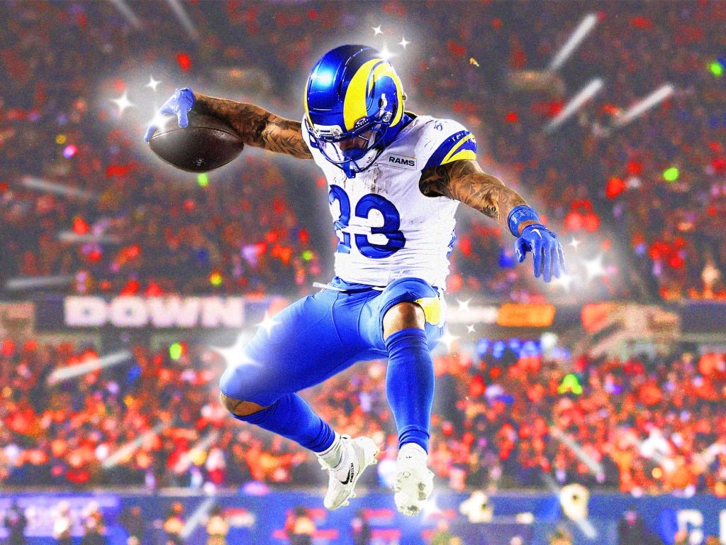 1024x768 LA Rams running back Kyren Williams on Australia, fantasy football and why lifting is the best recovery