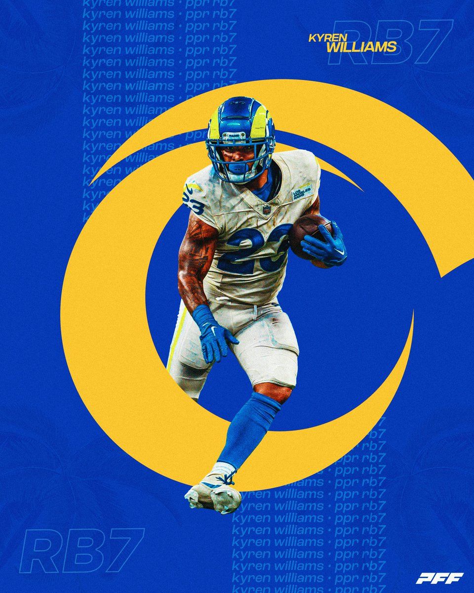 960x1200 PFF Fantasy on X: Despite missing 4 games this season Kyren Williams finished as the PPR RB7