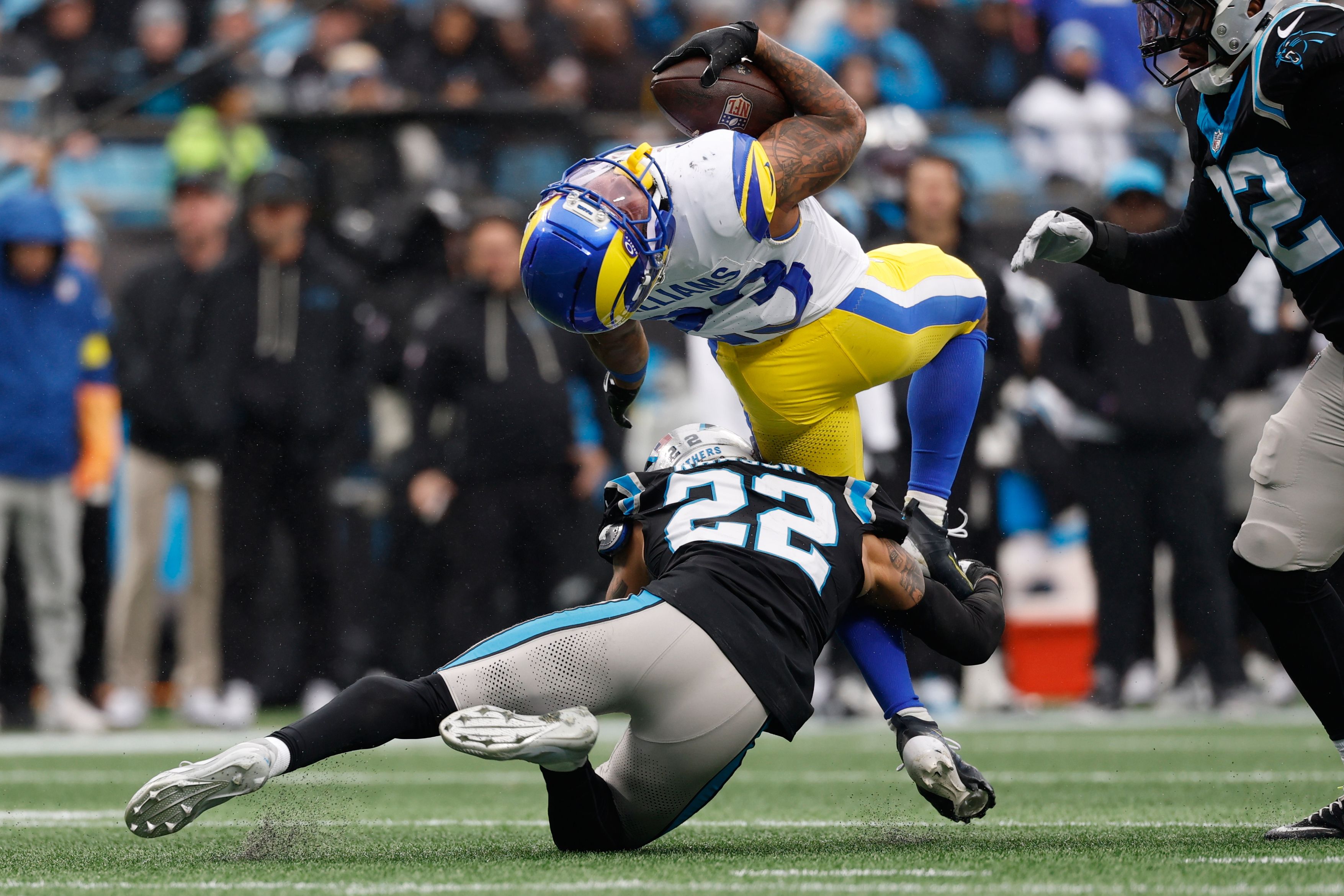 3510x2340 Rams RB Kyren Williams doesn't expect to miss next game after ankle scare
