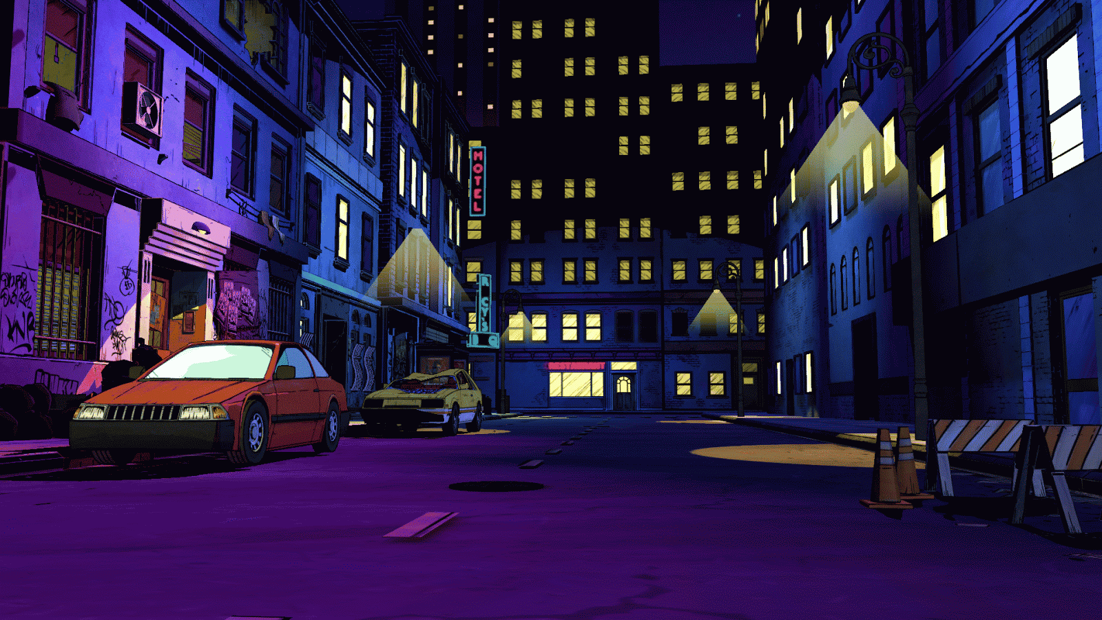1600x900 WOLF AMONG US 02.gif (1600×900). Street background, City cartoon, Background