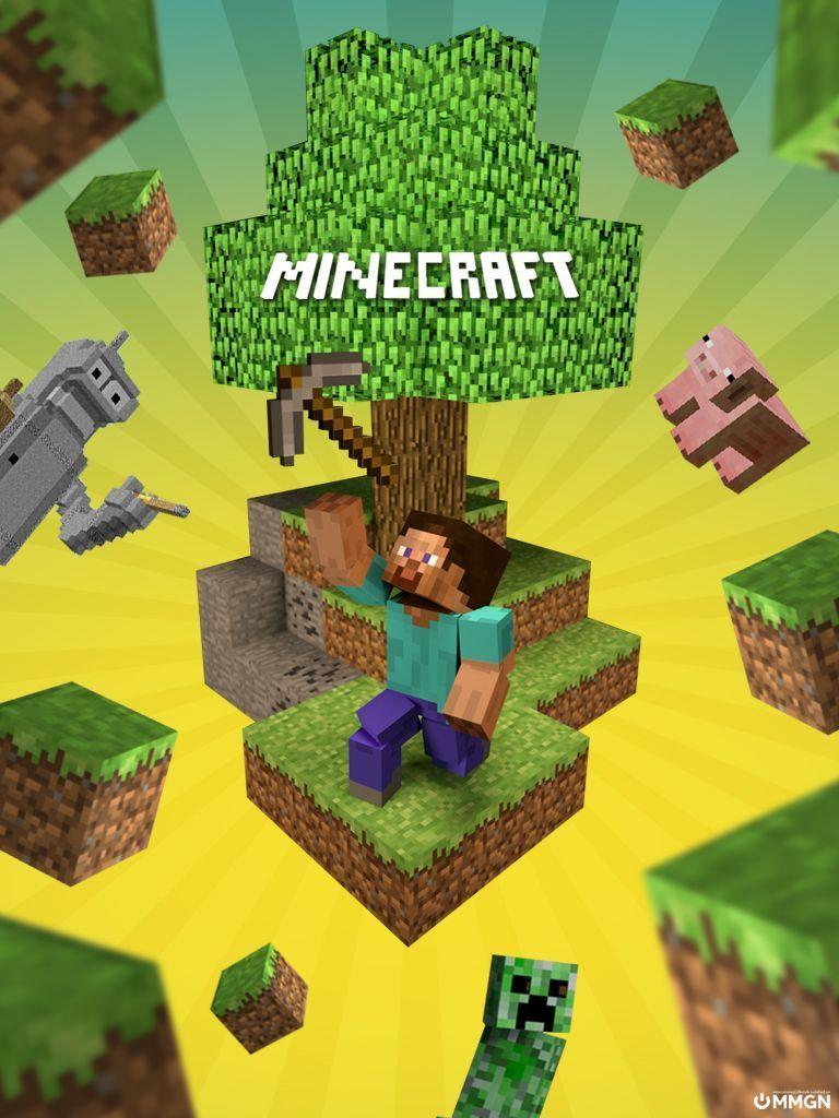 768x1024 Minecraft Phone Wallpaper