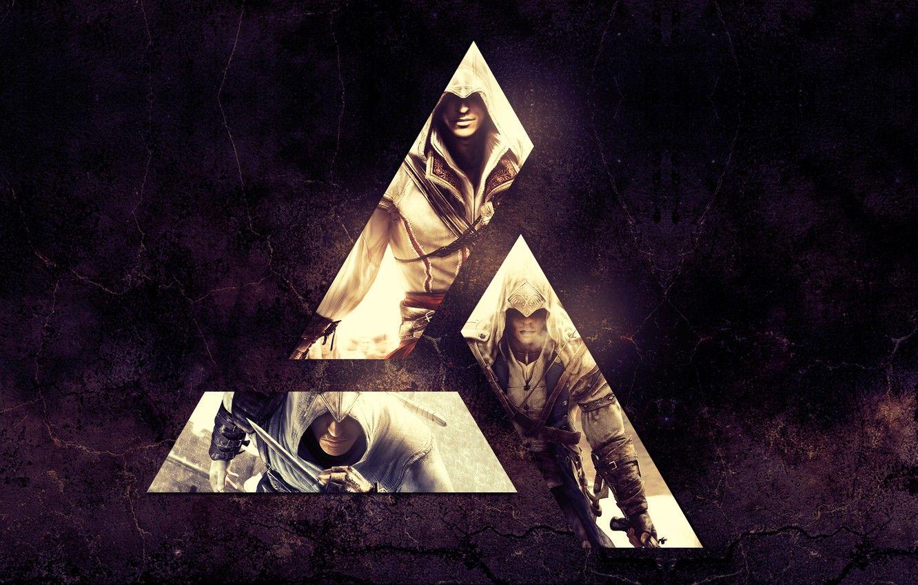 1332x850 Wallpaper logo, Altair, creed, assassins, Ezio, ezio, altair, auditor, abstergo, Connor, connor, kenway, radunhageydu, auditore, Firenze, assassins image for desktop, section игры
