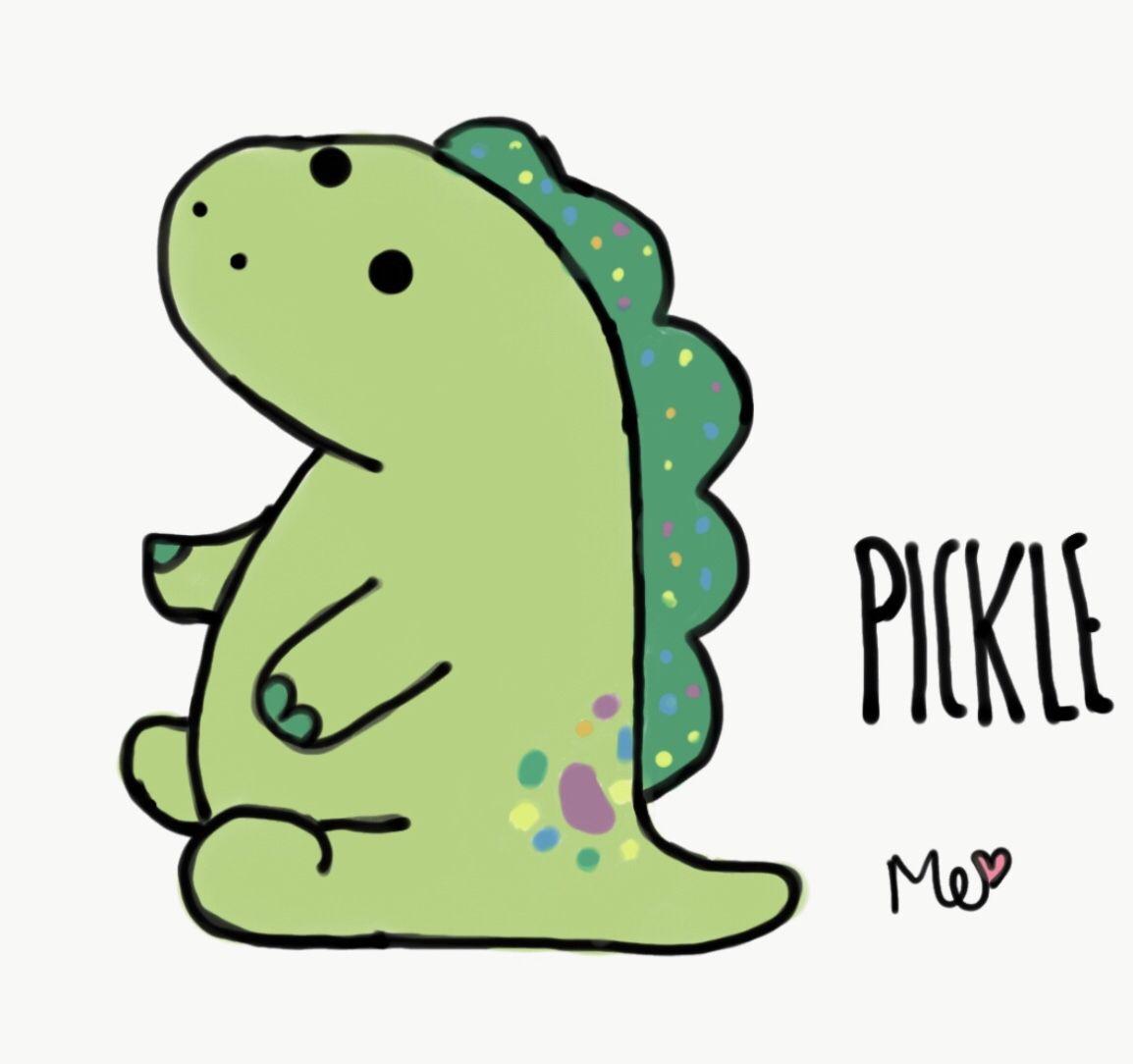 1154x1084 Pickle the dinosaur!!. Cute drawings, Create this book, Mey