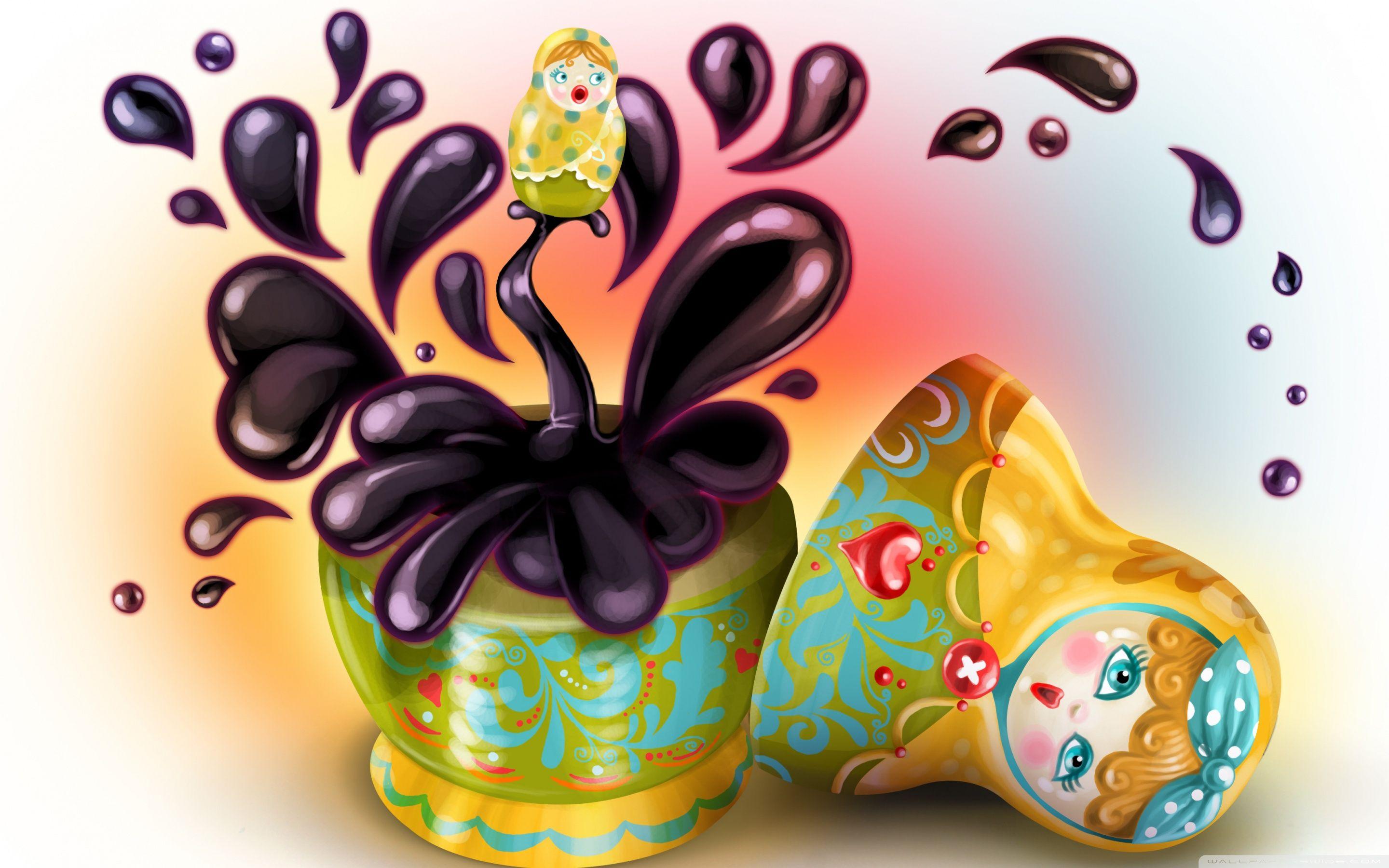 2880x1800 Russian Nesting Doll Ultra HD Desktop Background Wallpaper for : Widescreen & UltraWide Desktop & Laptop