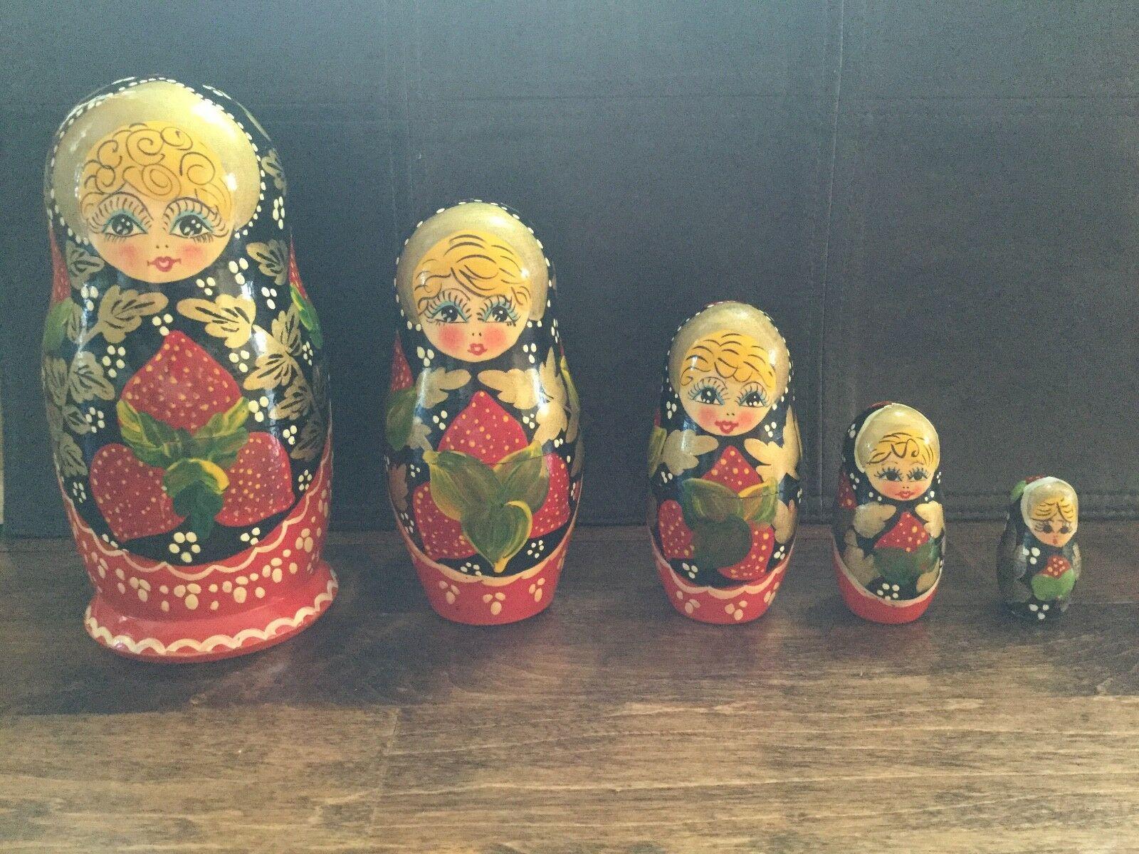 1600x1200 Matryoshka Russian Nesting Dolls Very Bright Handpainted Handmade 93D online
